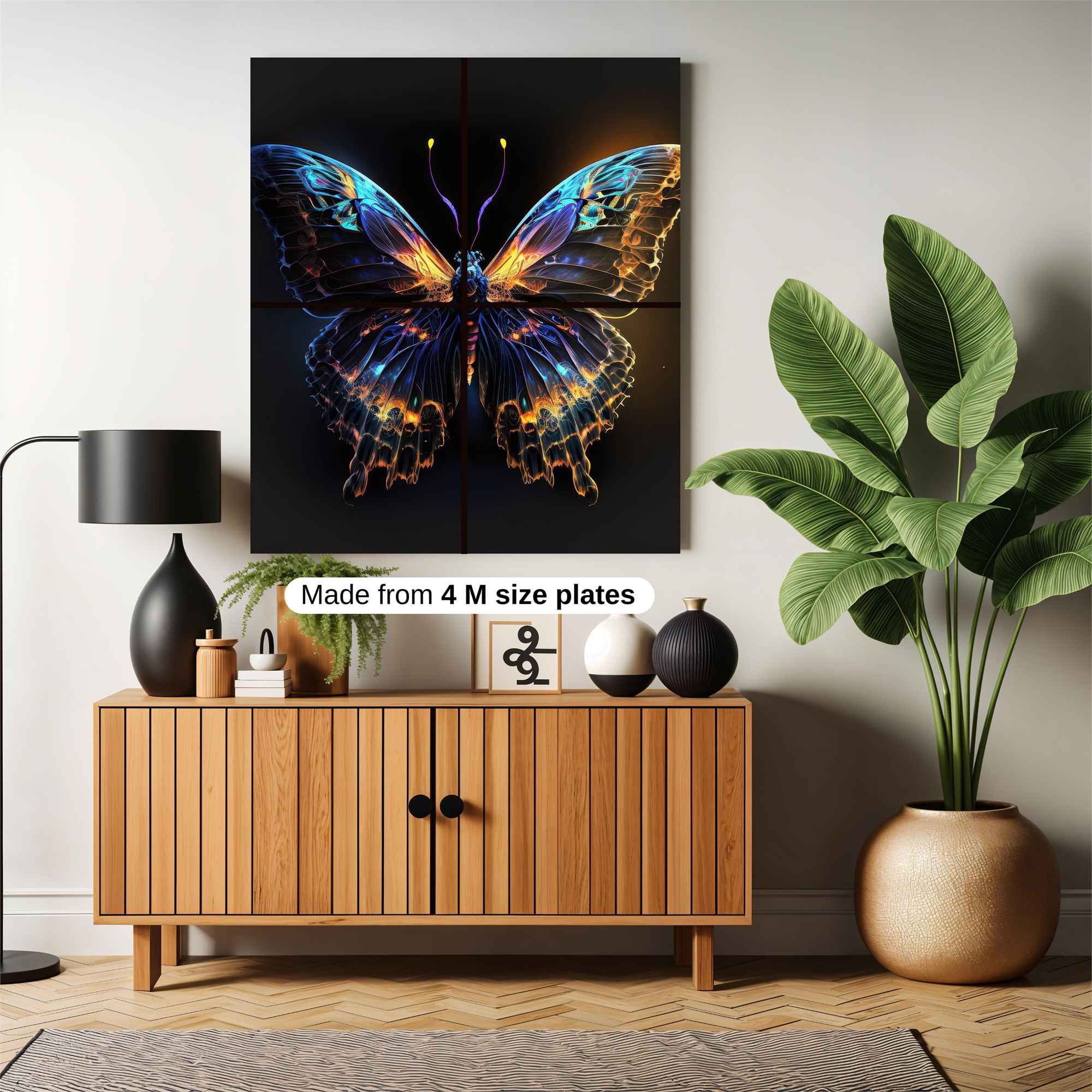Butterfly Radiance Safe Wall Magnetic / M