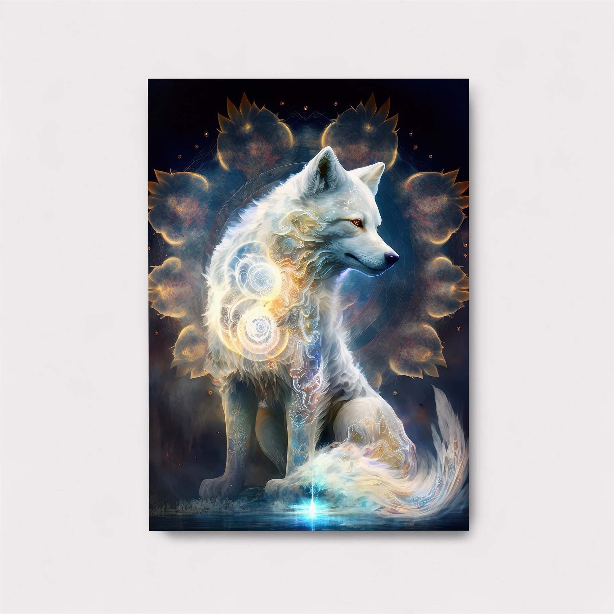 Luminous Wolf Safe Wall Magnetic / M