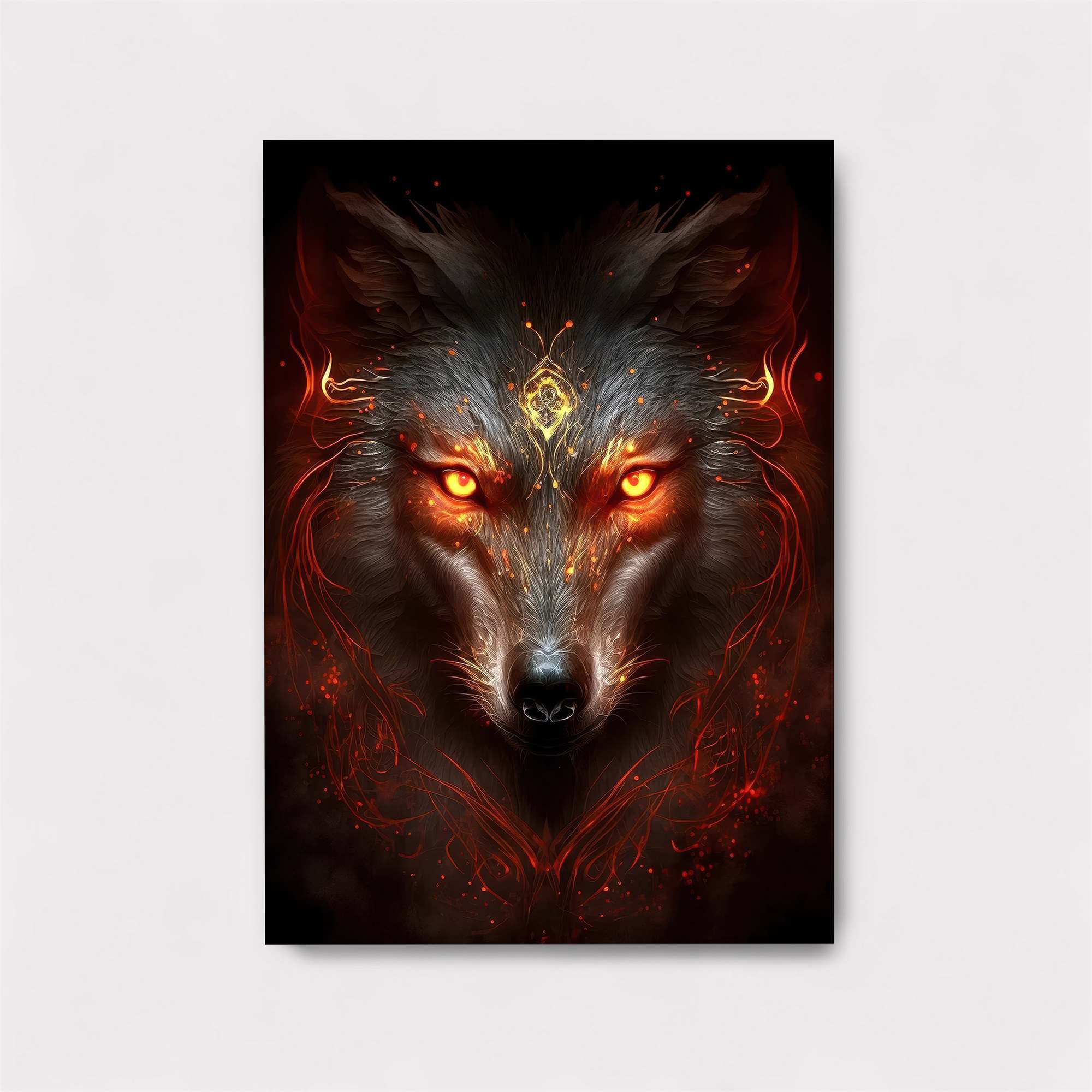 Wolf Inferno Safe Wall Magnetic / M