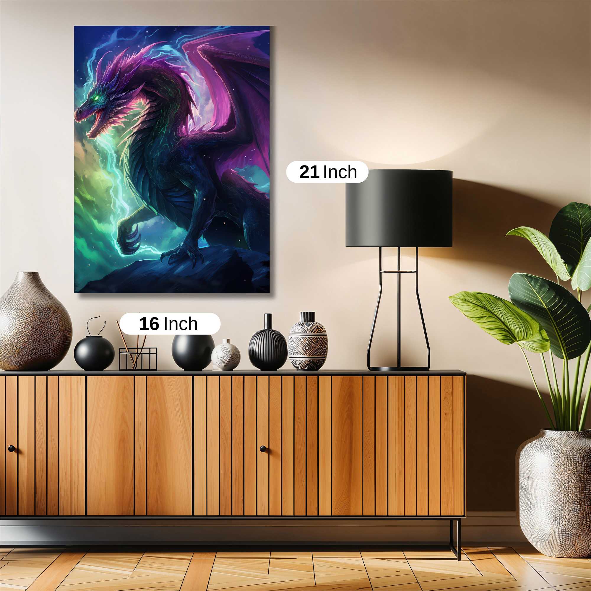 Aurora Dragon Safe Wall Magnetic / M