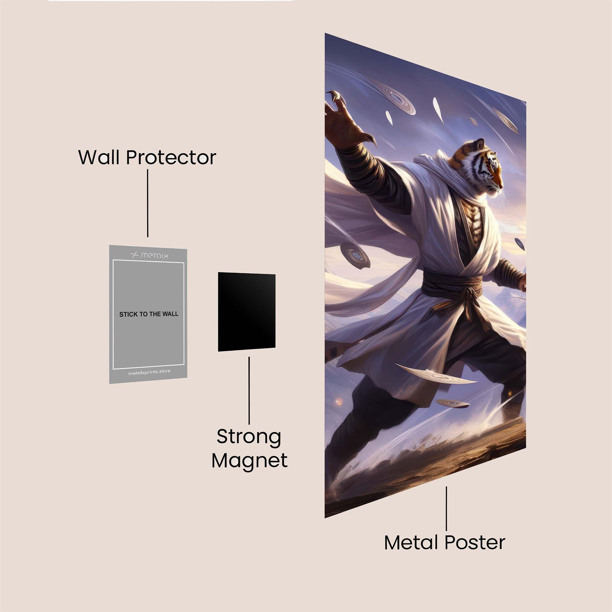 Tiger Tempest Safe Wall Magnetic / M