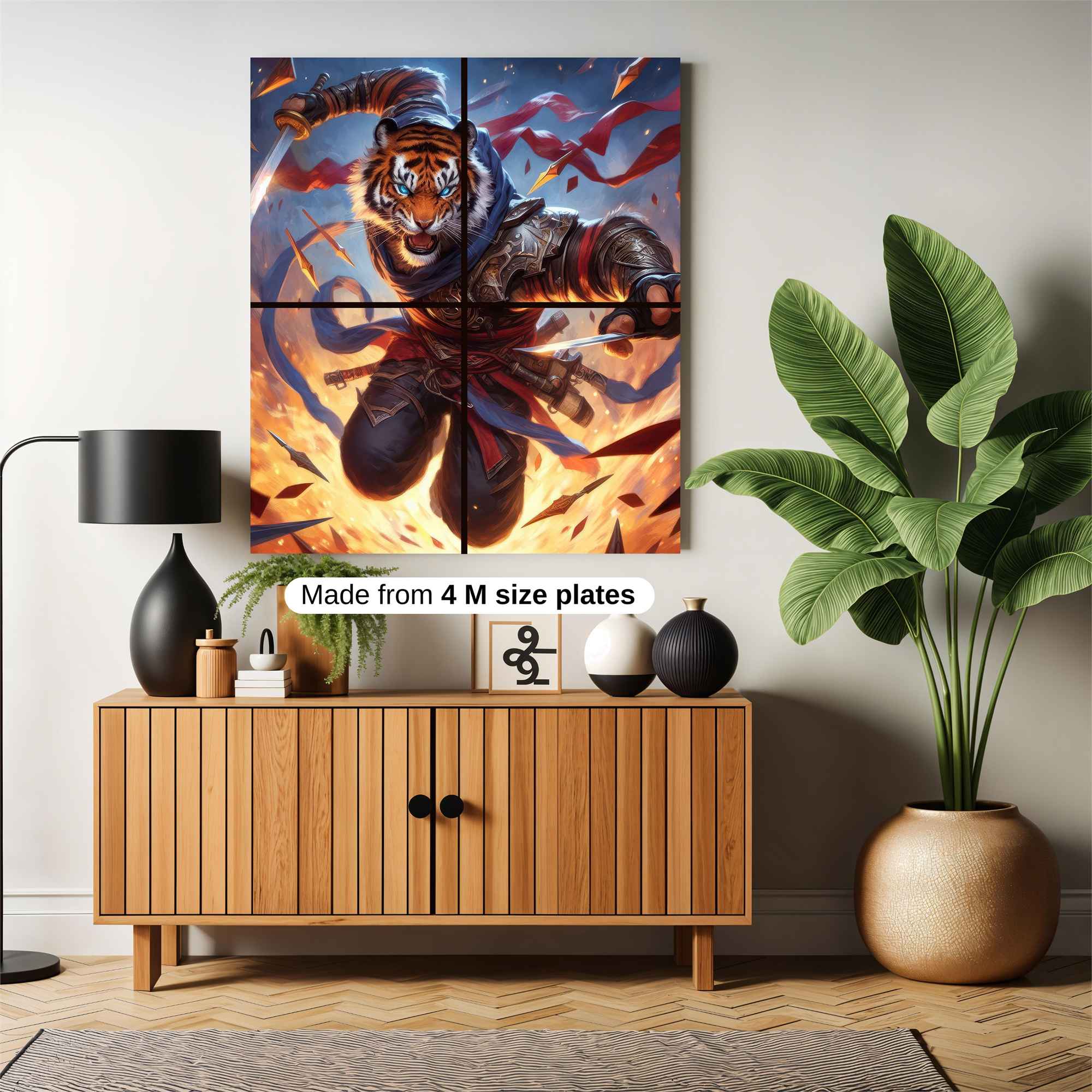 Tiger Fury Safe Wall Magnetic / M