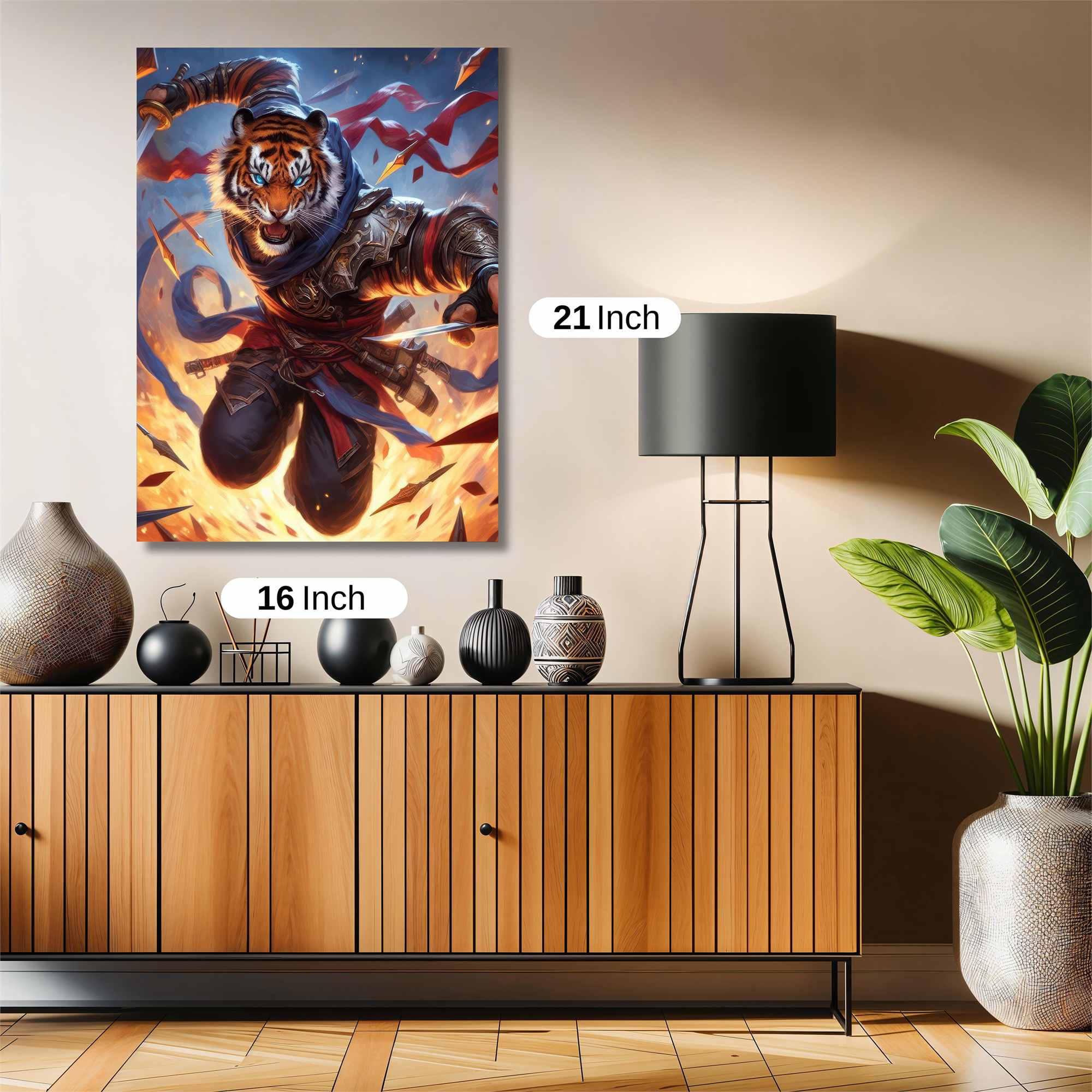 Tiger Fury Safe Wall Magnetic / M
