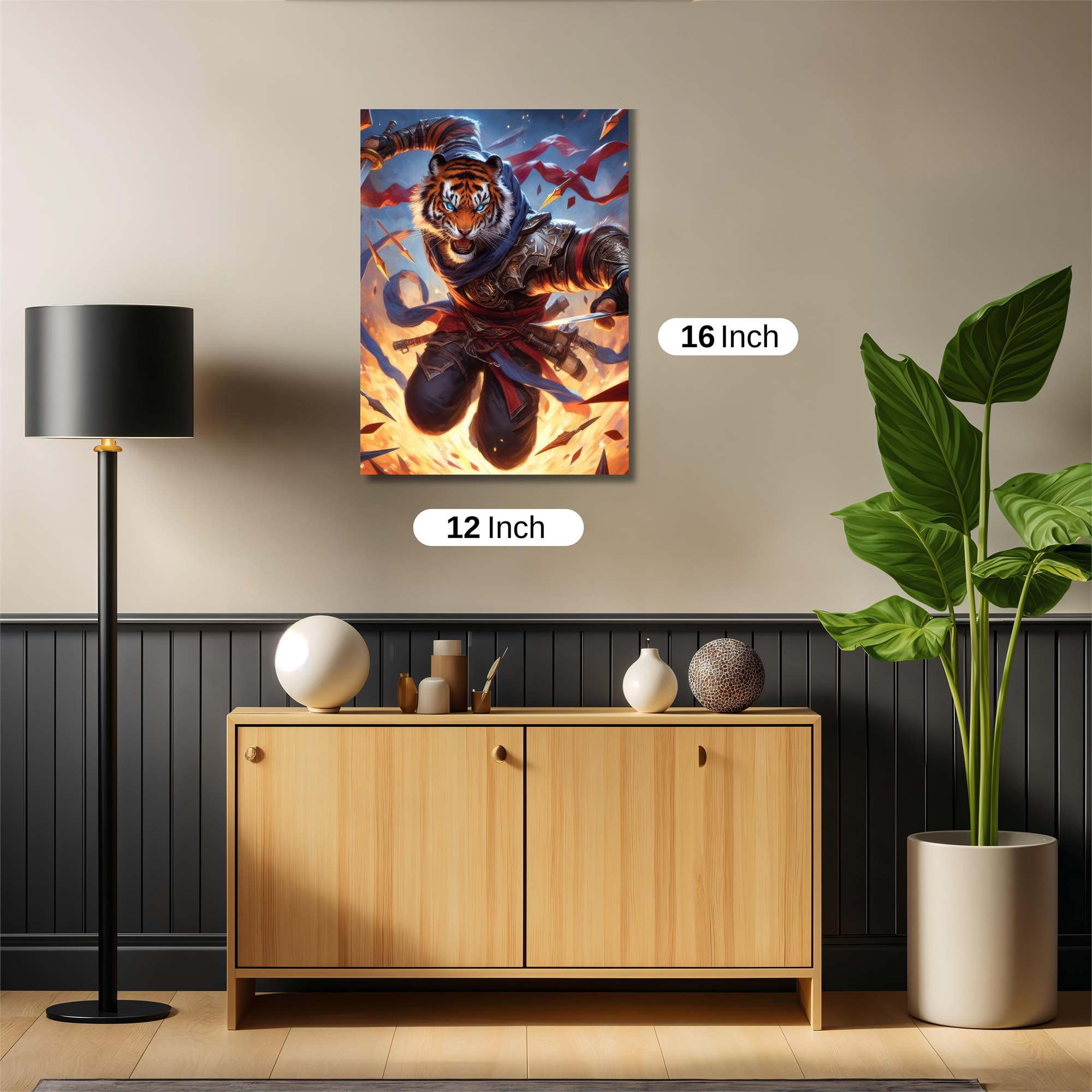 Tiger Fury Safe Wall Magnetic / M