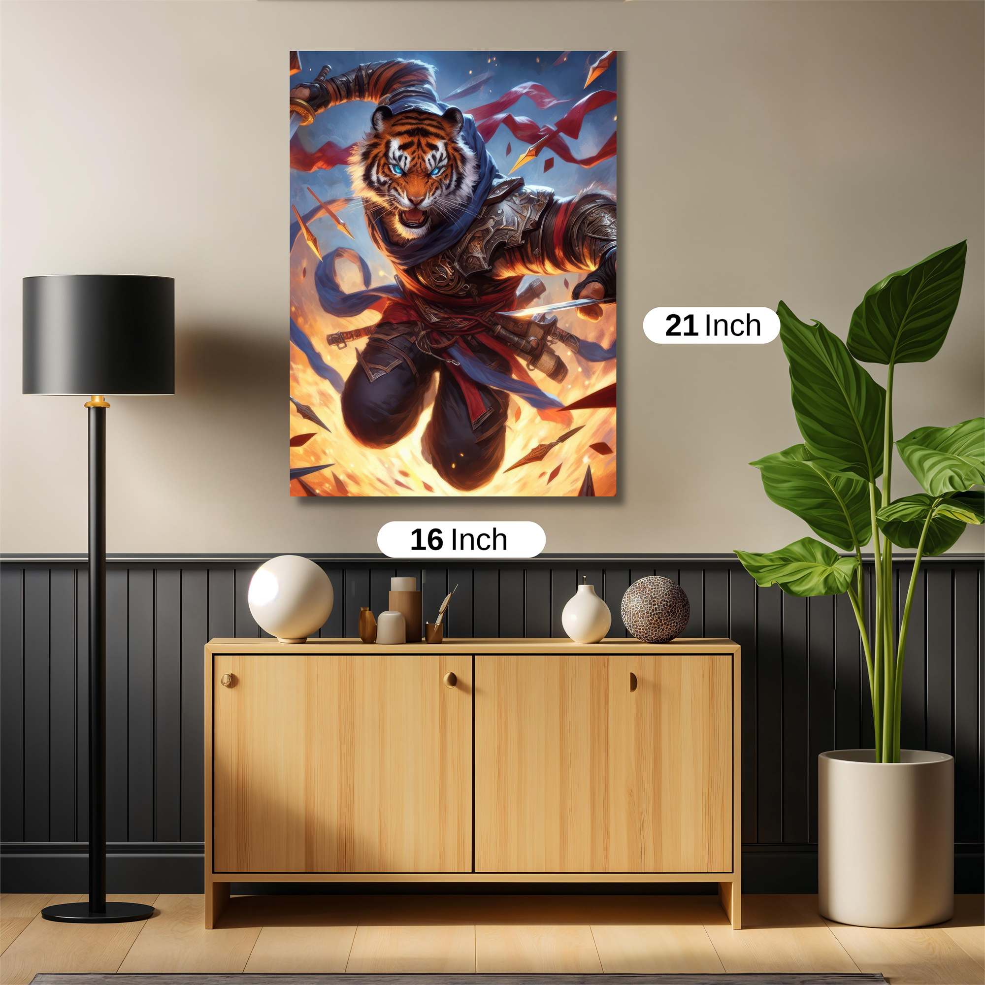 Tiger Fury Safe Wall Magnetic / M