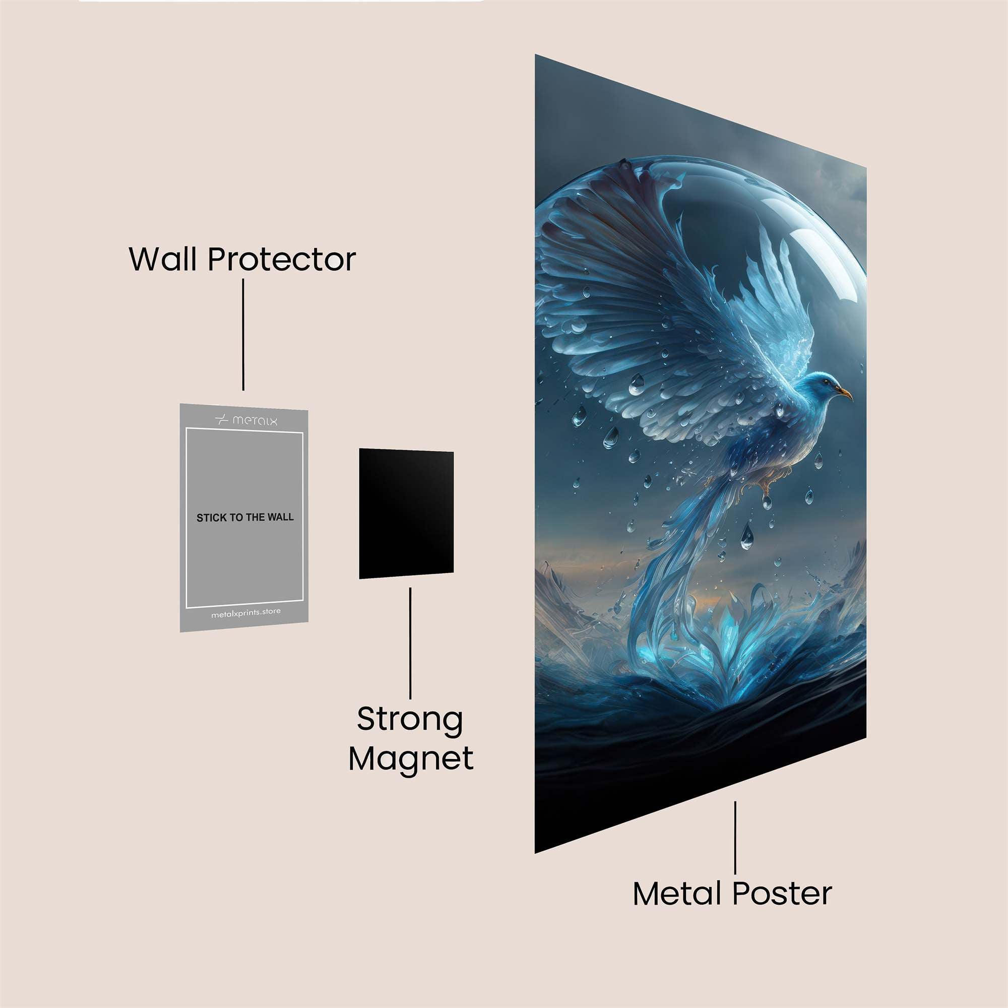 Phoenix Serenity Safe Wall Magnetic / M