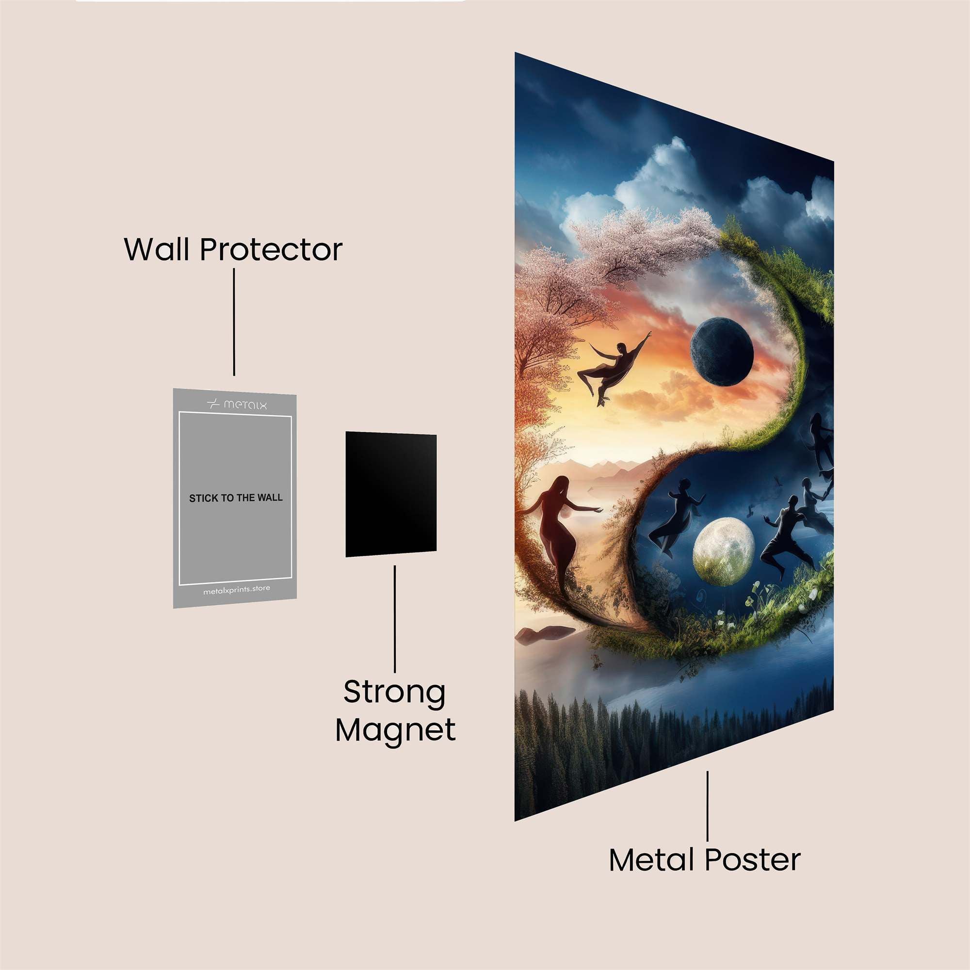 Harmony Unleashed Safe Wall Magnetic / M