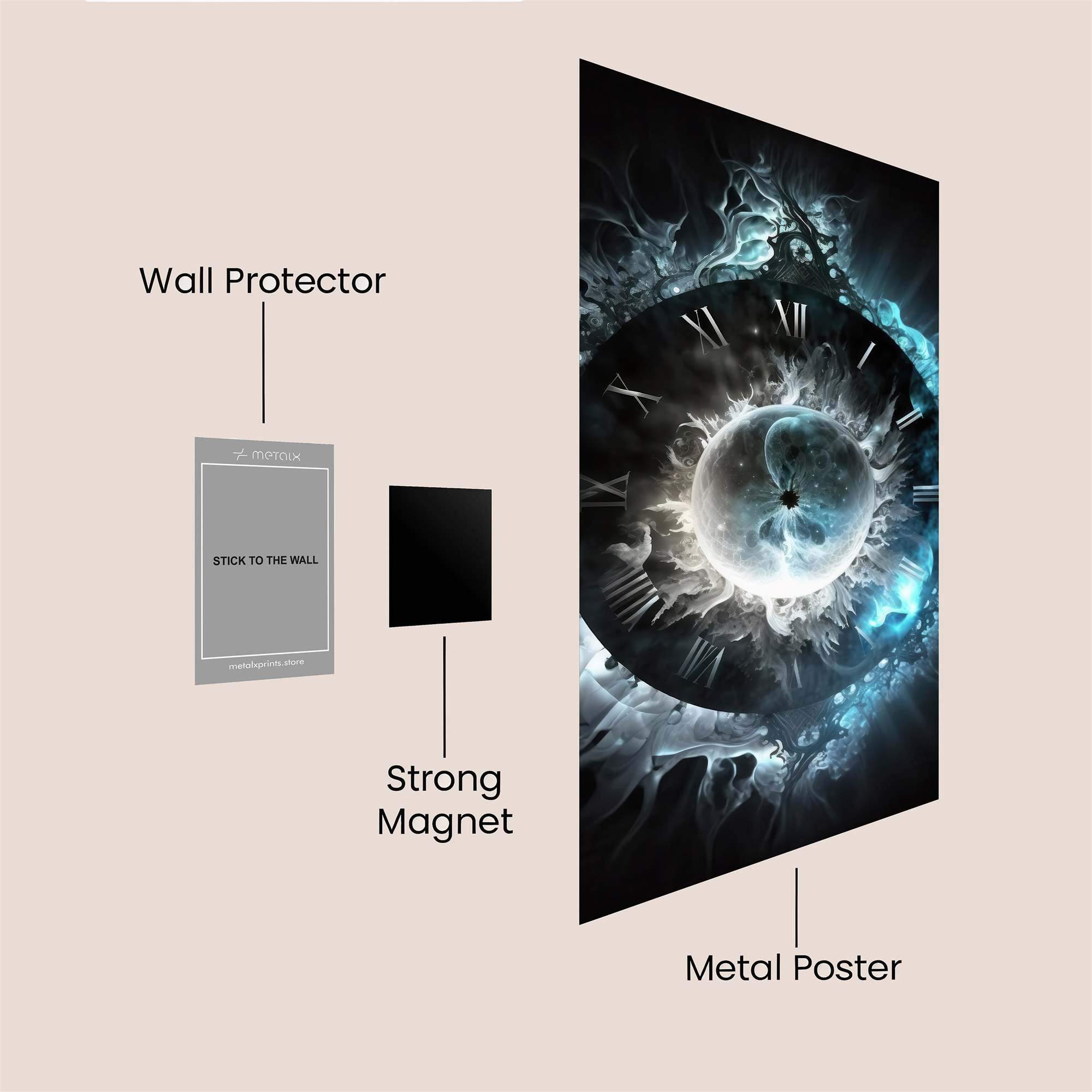 Time Vortex Safe Wall Magnetic / M