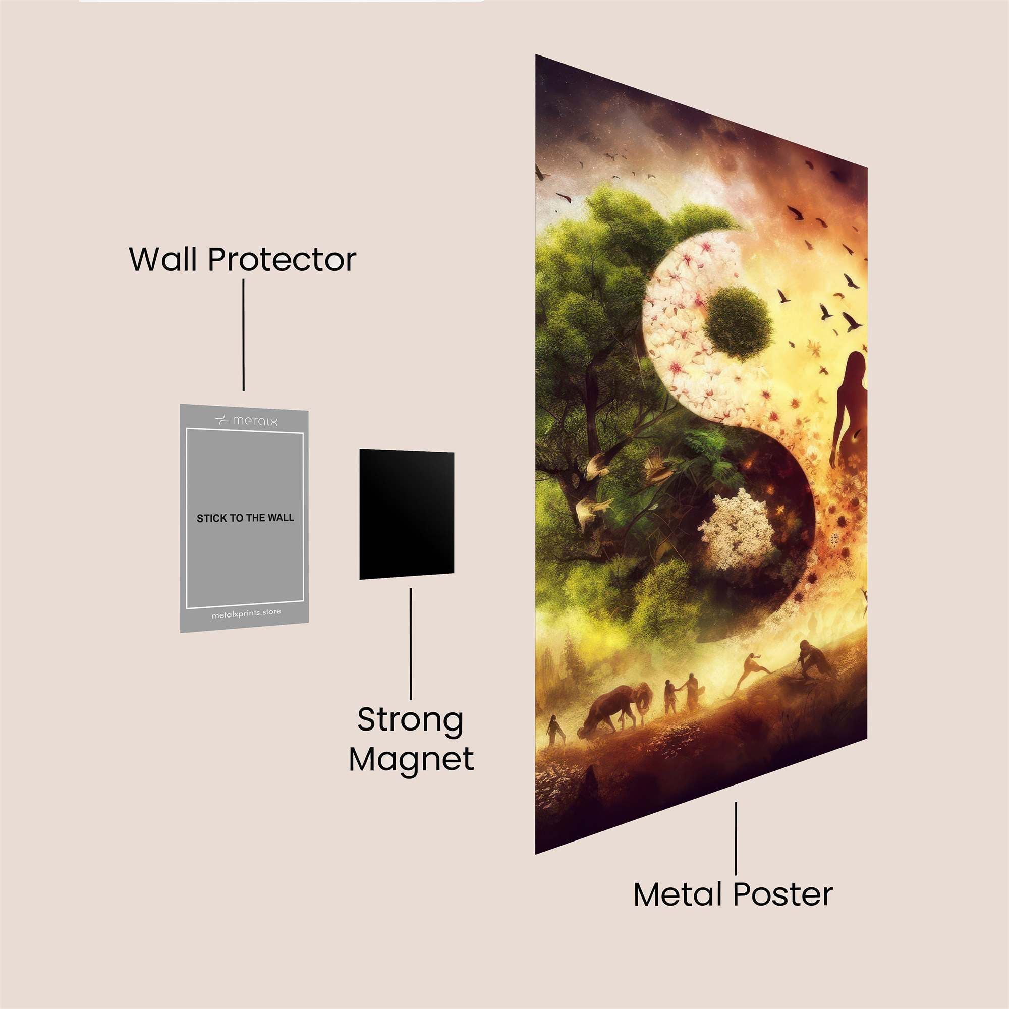 YinYang Serenity Safe Wall Magnetic / M