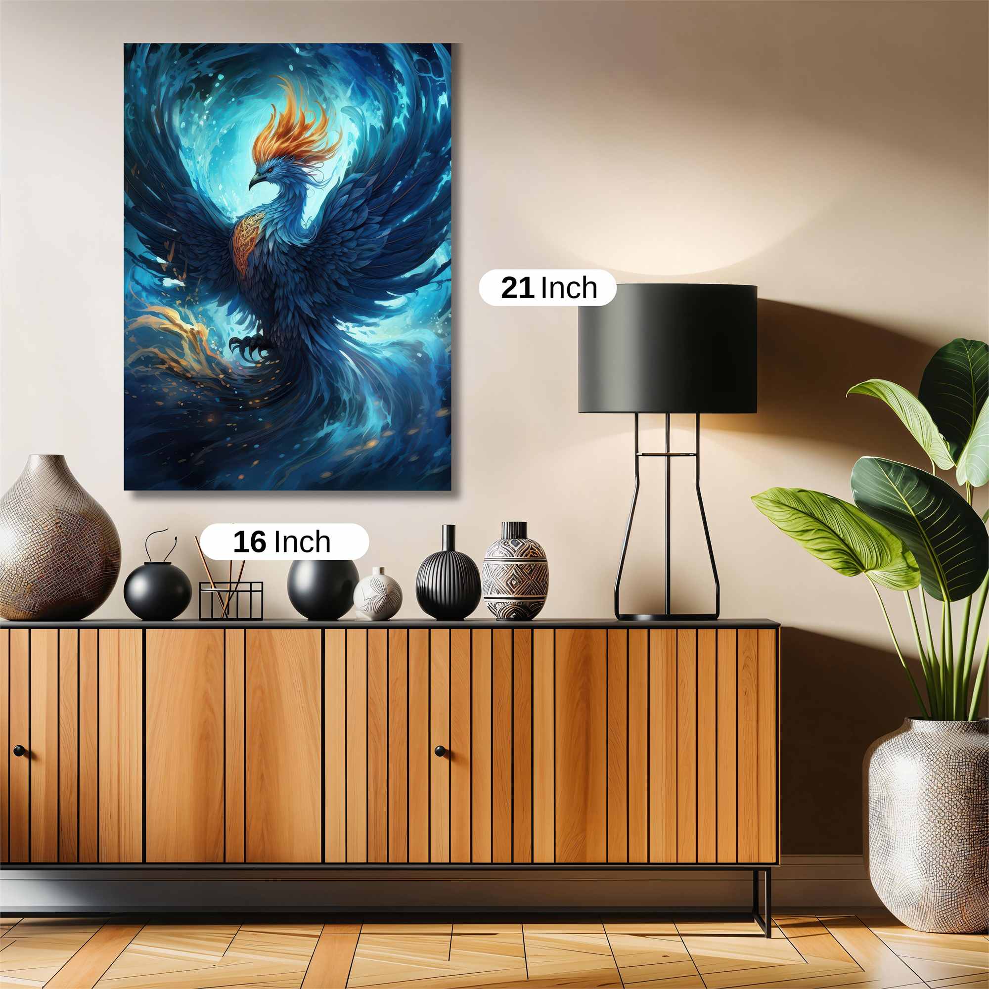 Phoenix Blaze Safe Wall Magnetic / M