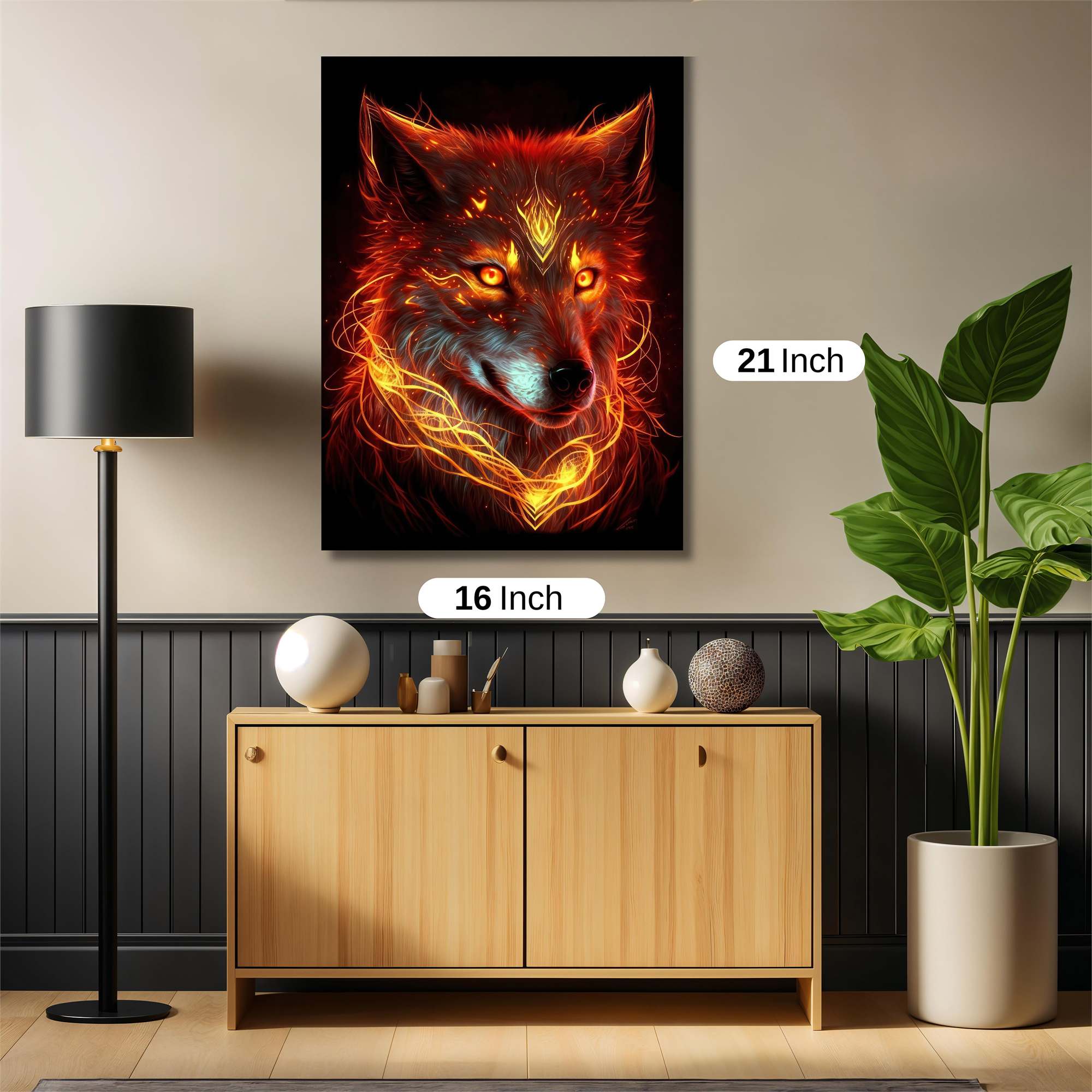FlameWolf Safe Wall Magnetic / M