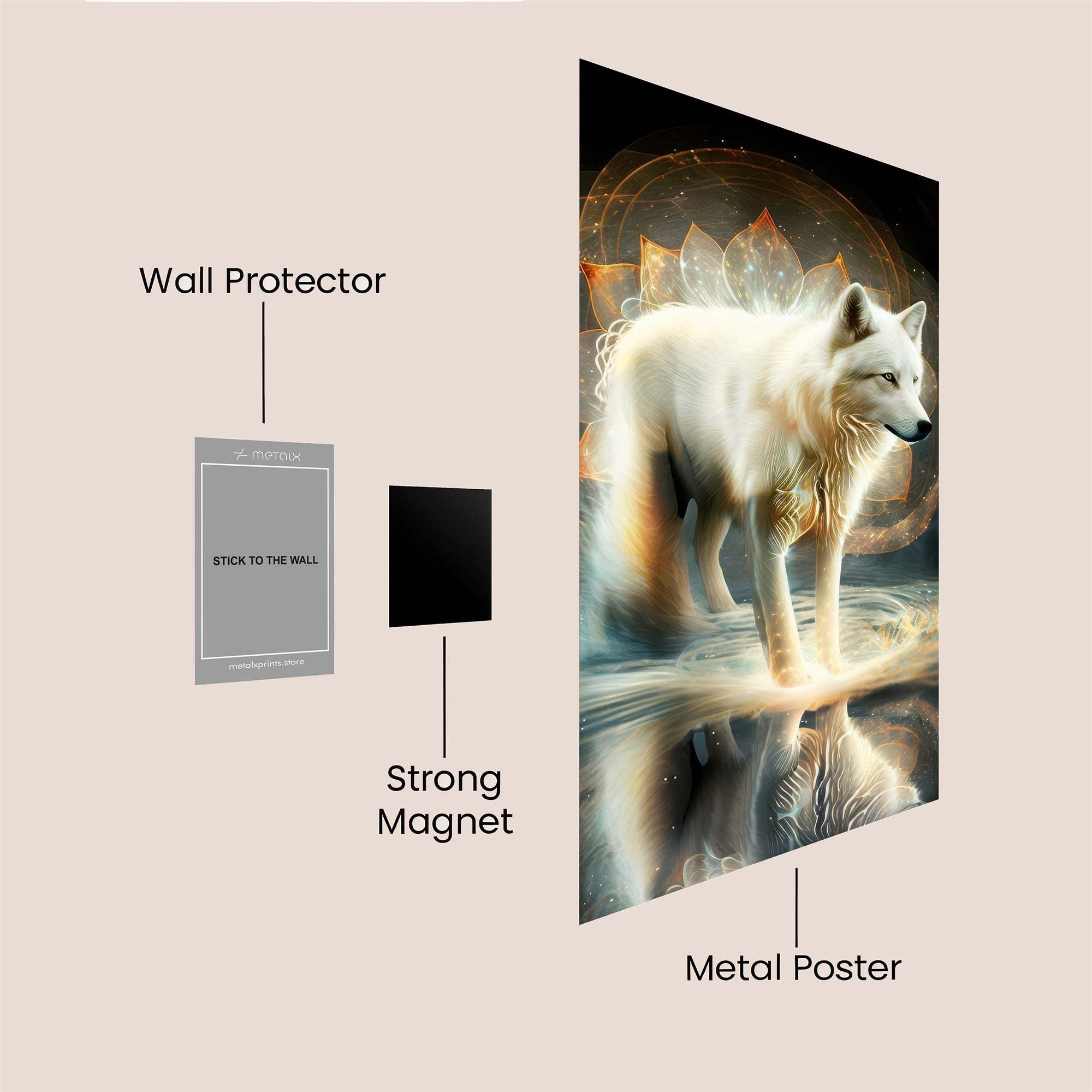 Lunar Serenity Safe Wall Magnetic / M