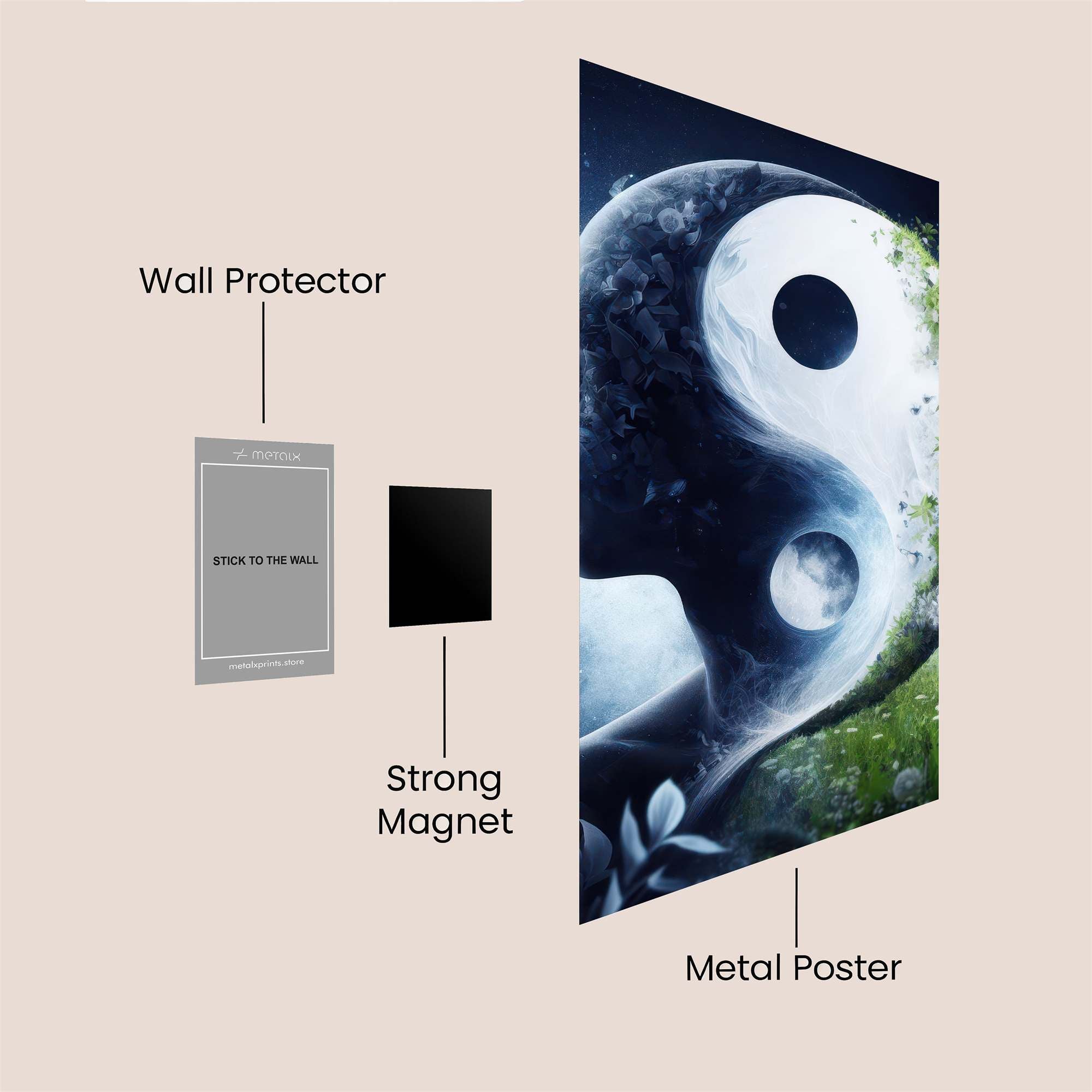 Yin Serenity Safe Wall Magnetic / M