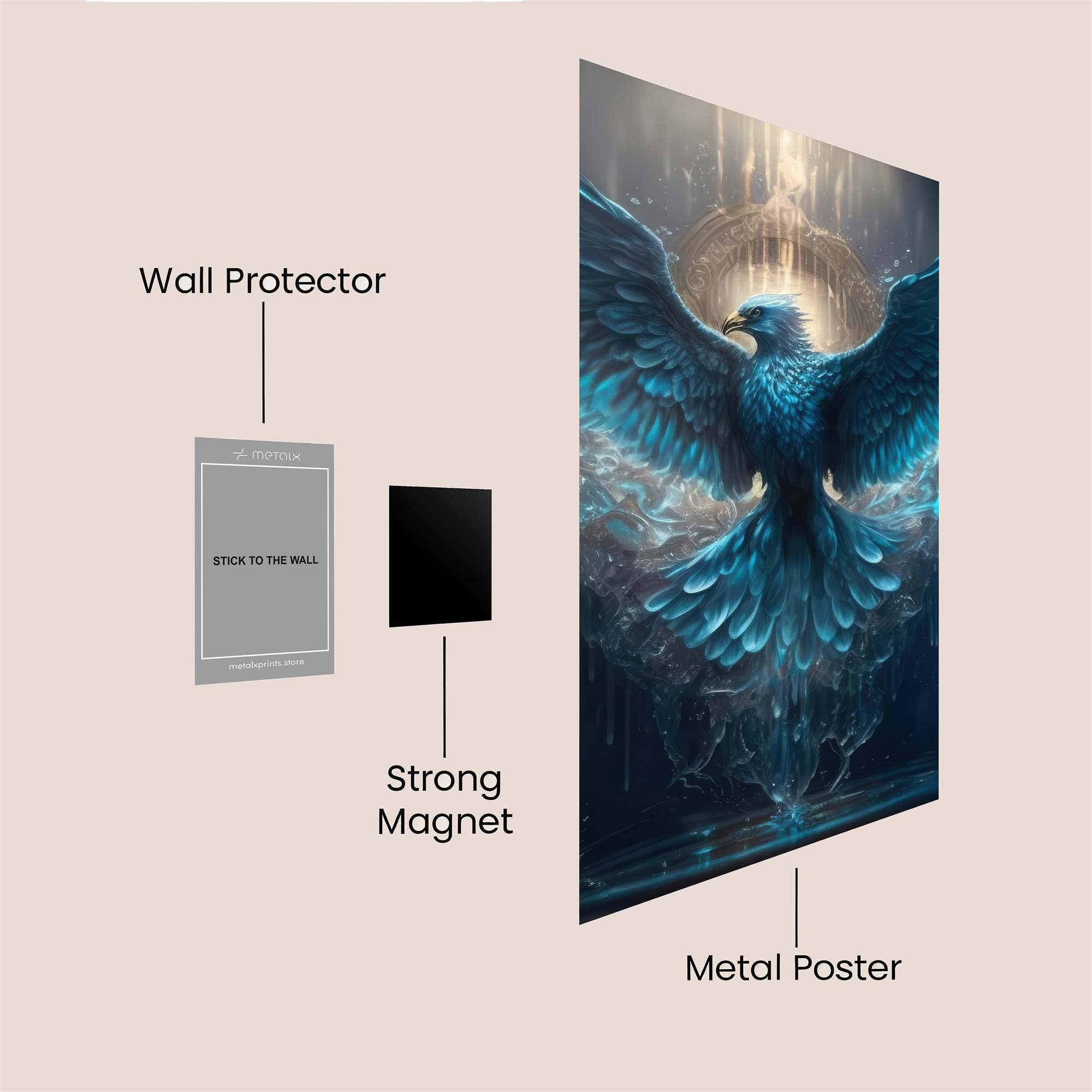 Phoenix Radiance Safe Wall Magnetic / M