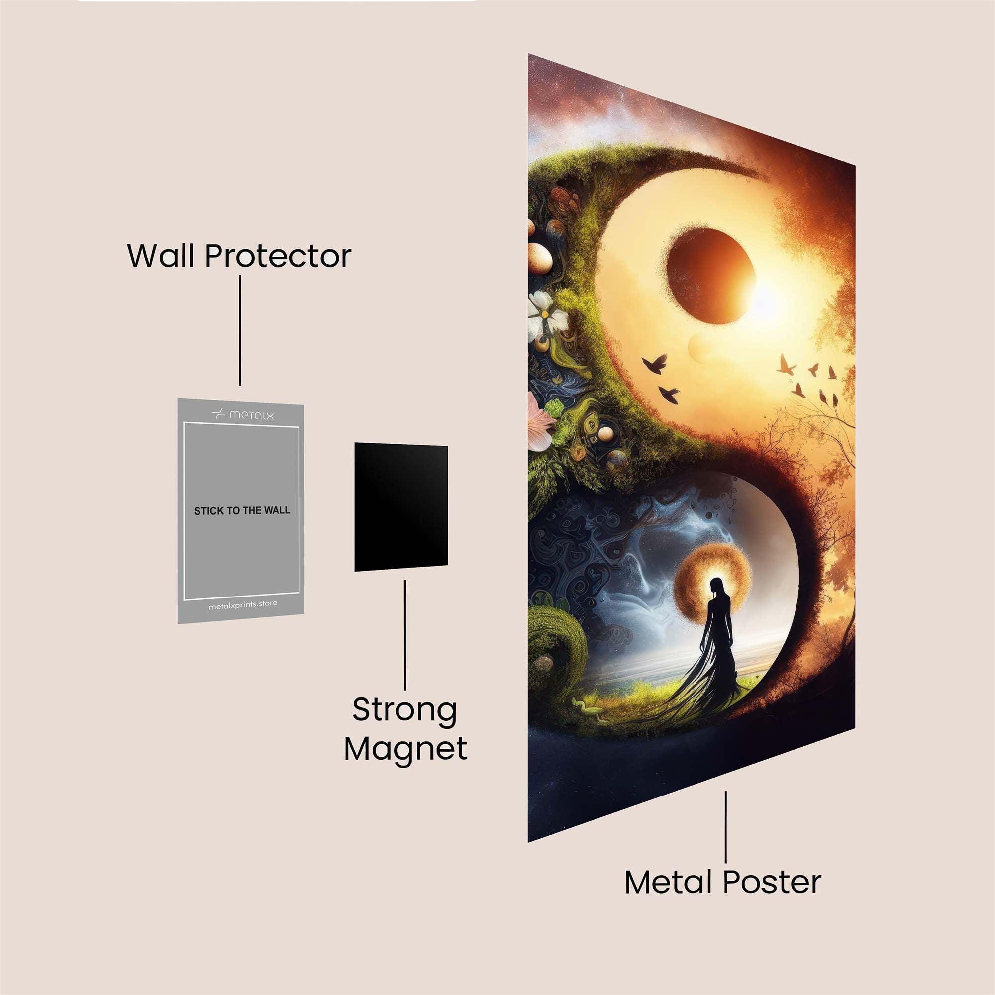 Yin Serenity Safe Wall Magnetic / M