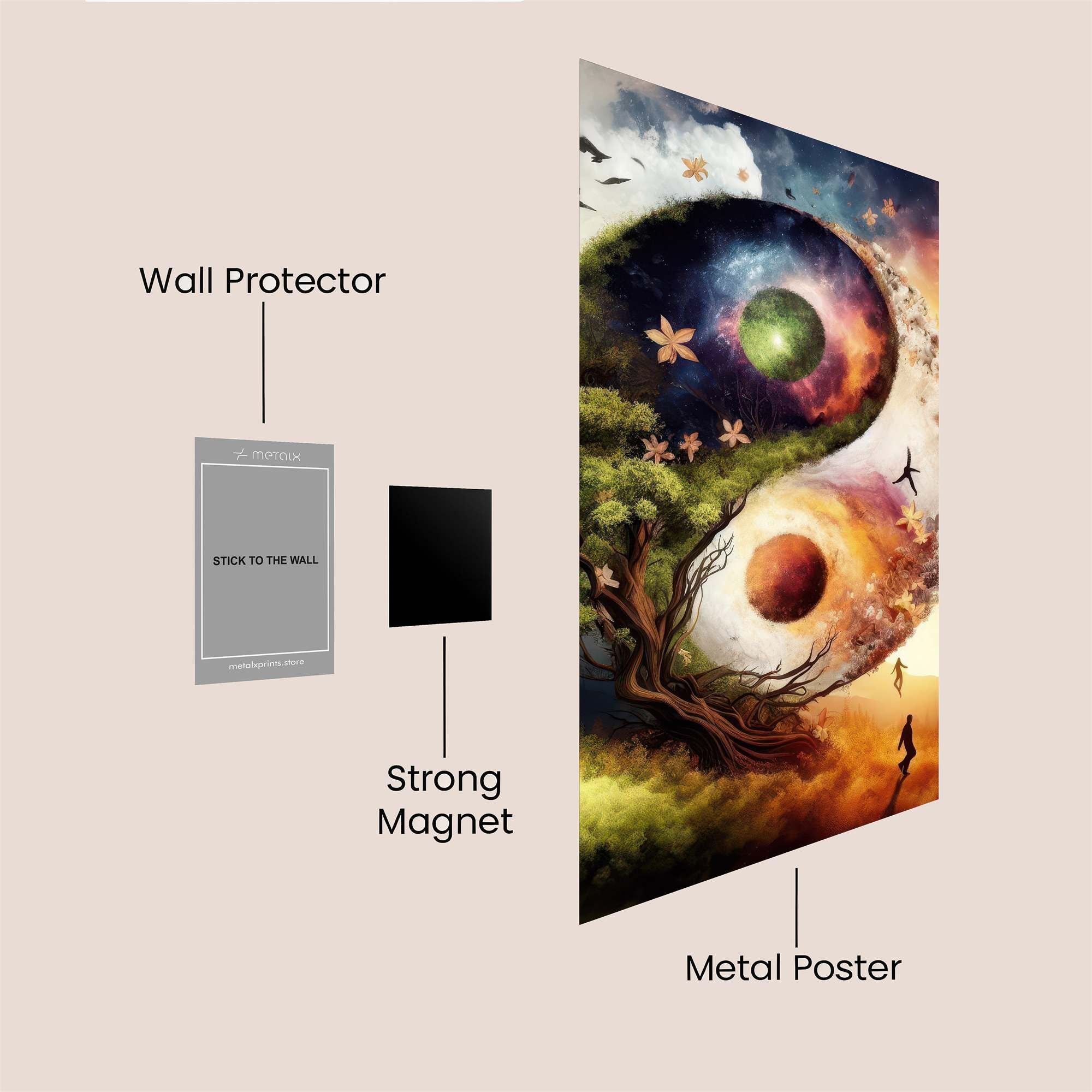 YinYang Harmony Safe Wall Magnetic / M