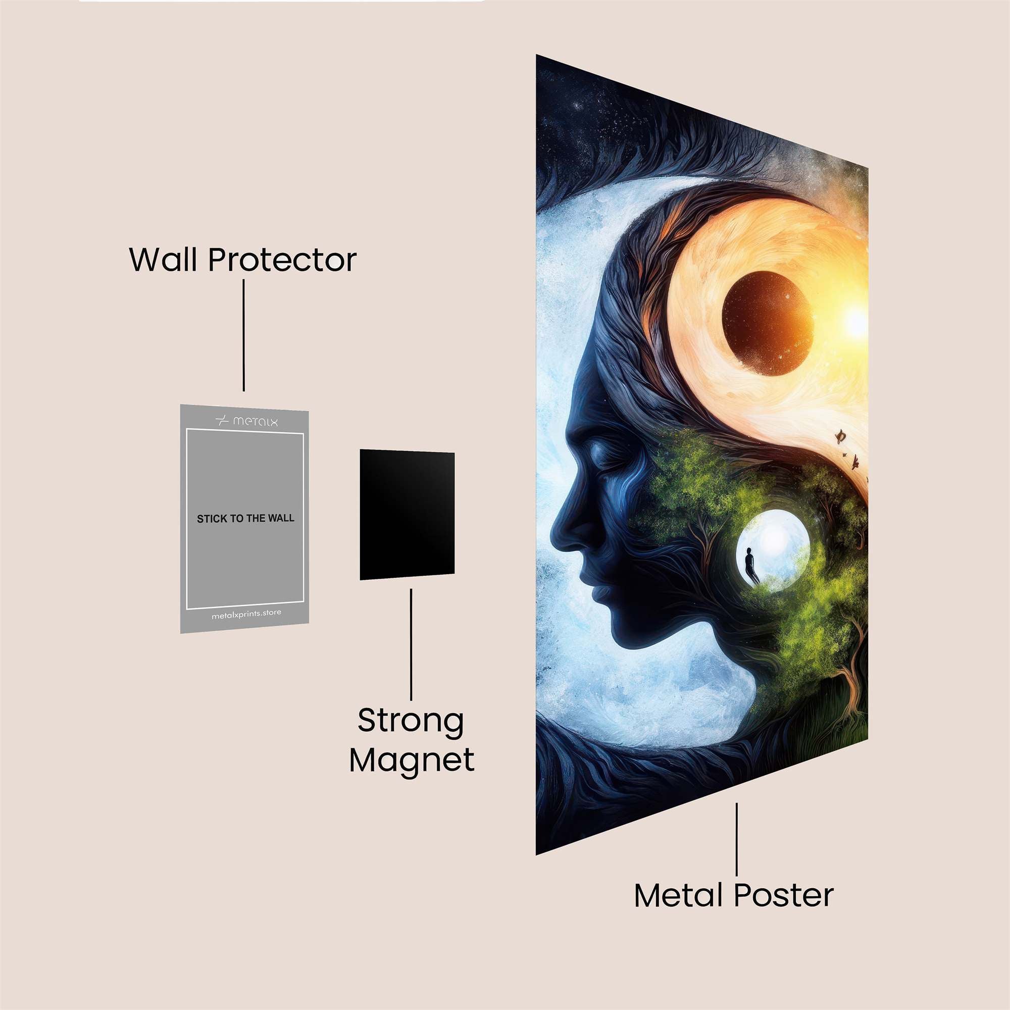 Cosmic Balance Safe Wall Magnetic / M