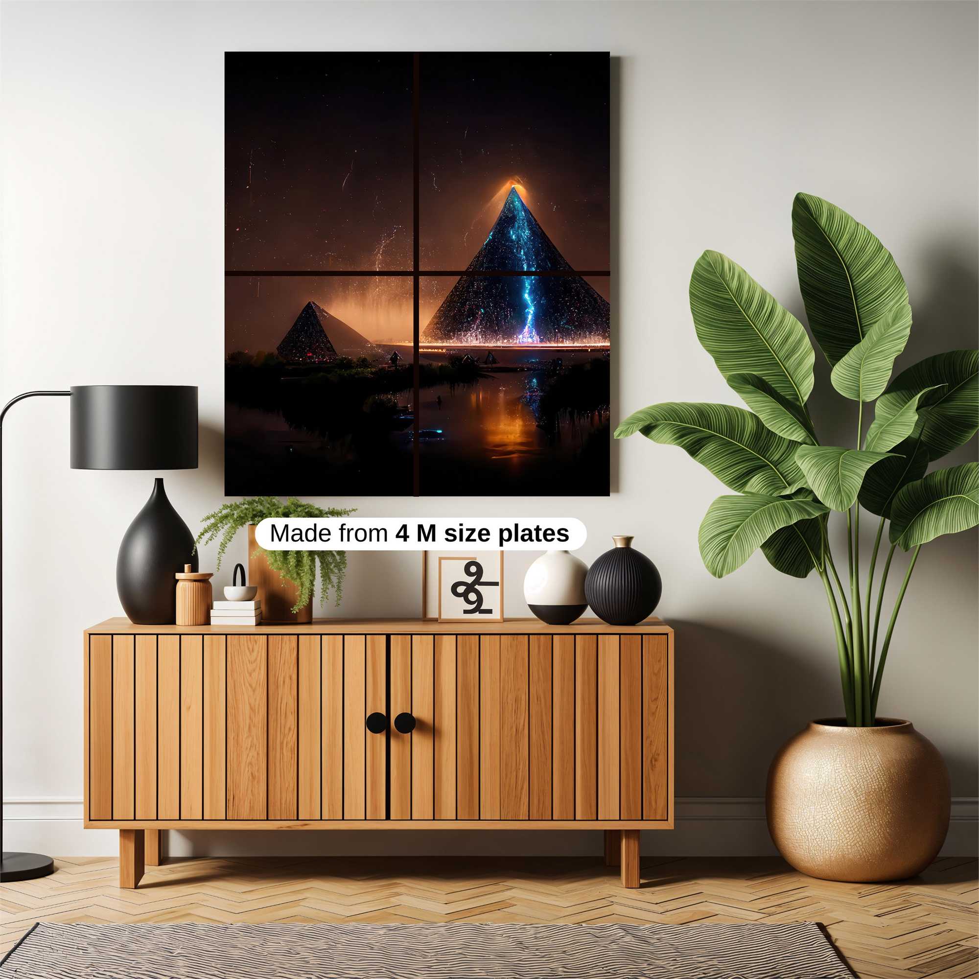 Pyramid Eruption Safe Wall Magnetic / M