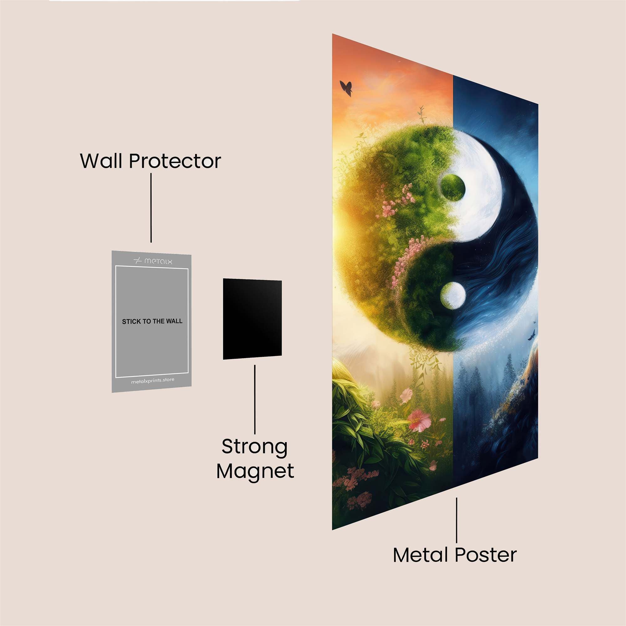 YinYang Harmony Safe Wall Magnetic / M