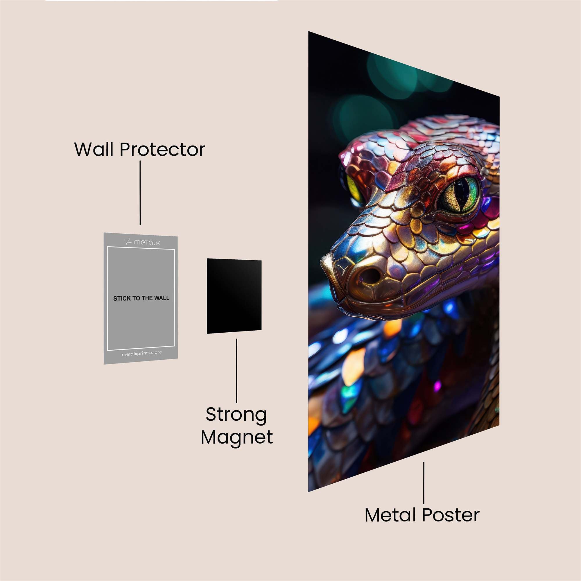 Dragon Enigma Safe Wall Magnetic / M