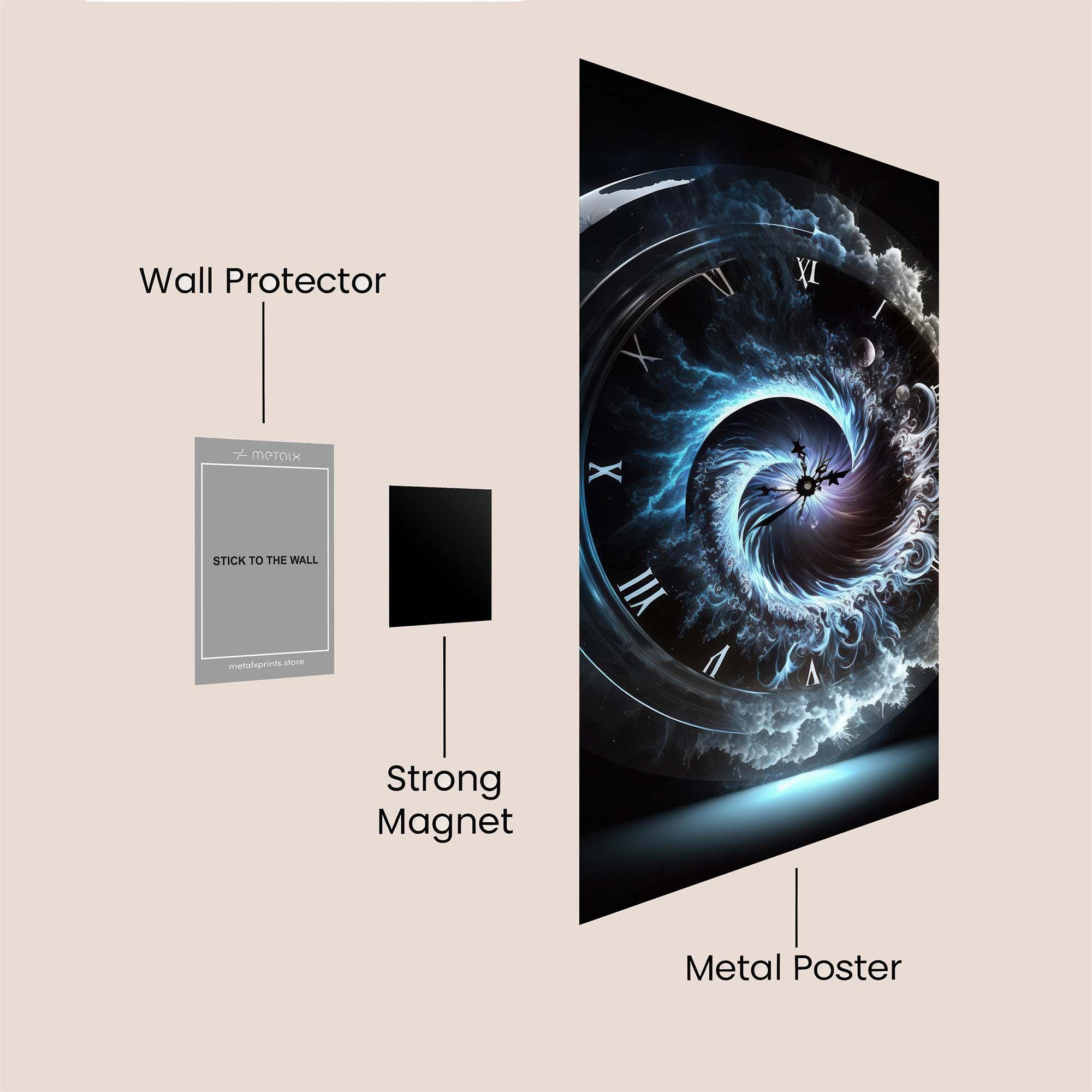 Time Vortex Safe Wall Magnetic / M
