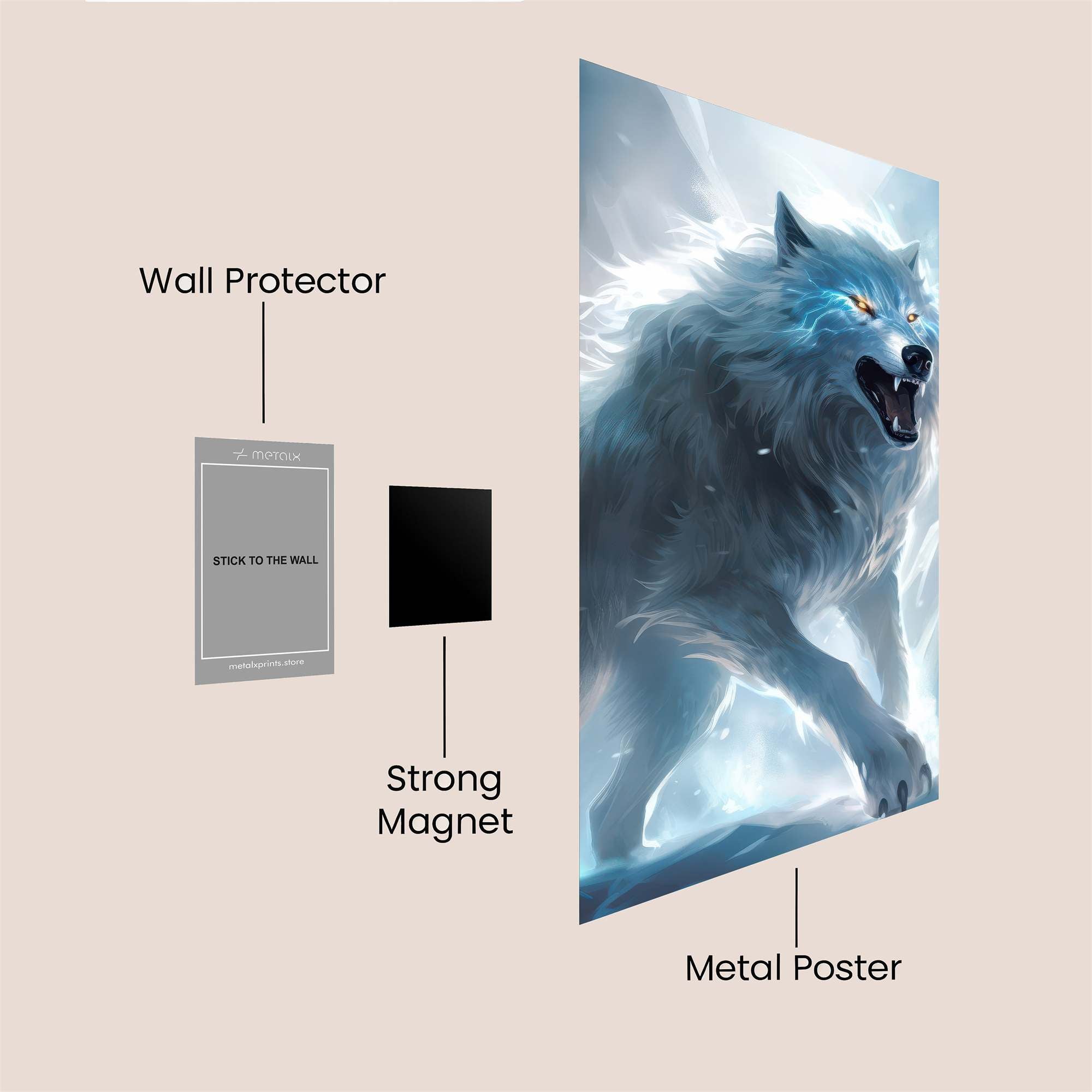 Frost Fury Safe Wall Magnetic / M