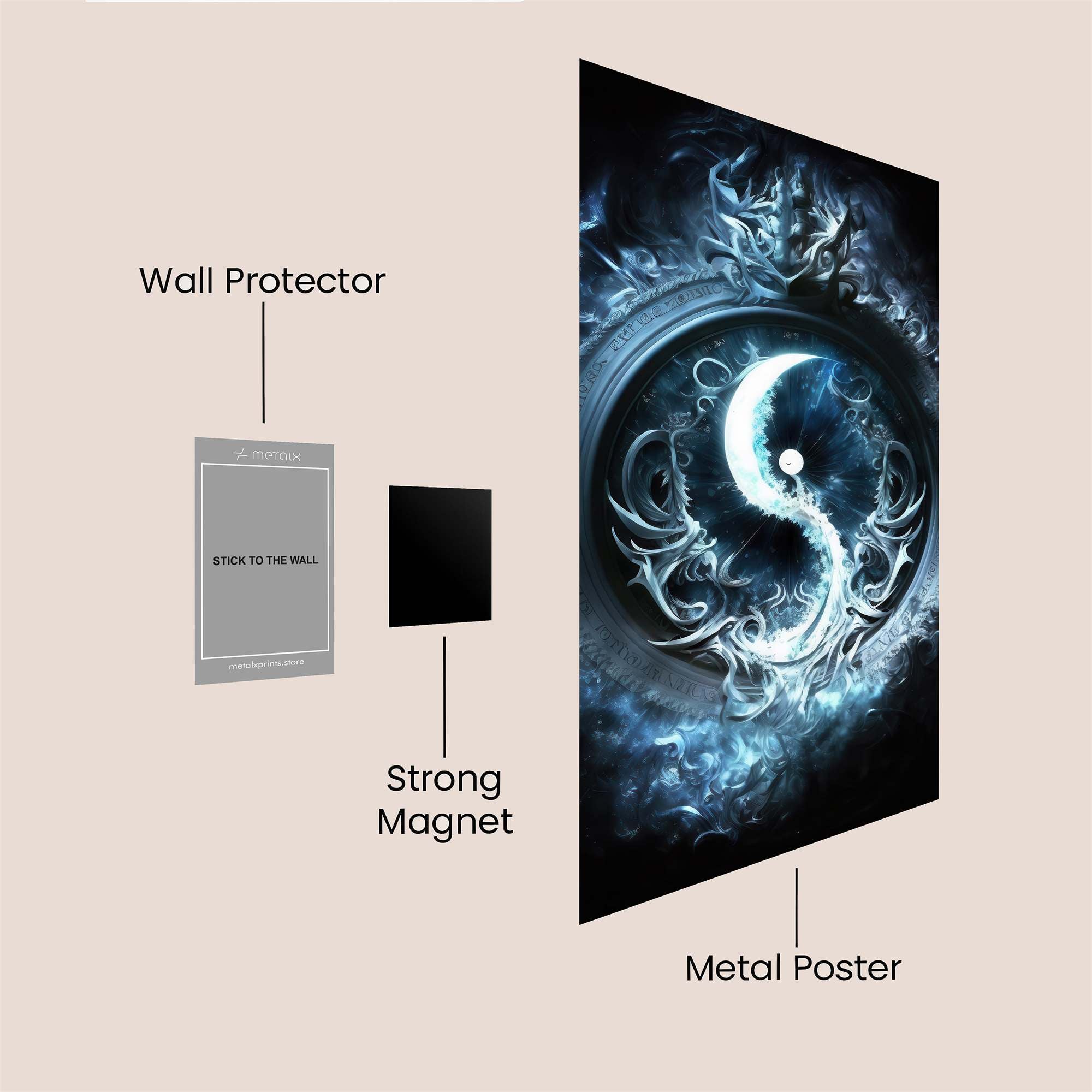 Yin Whimsy Safe Wall Magnetic / M