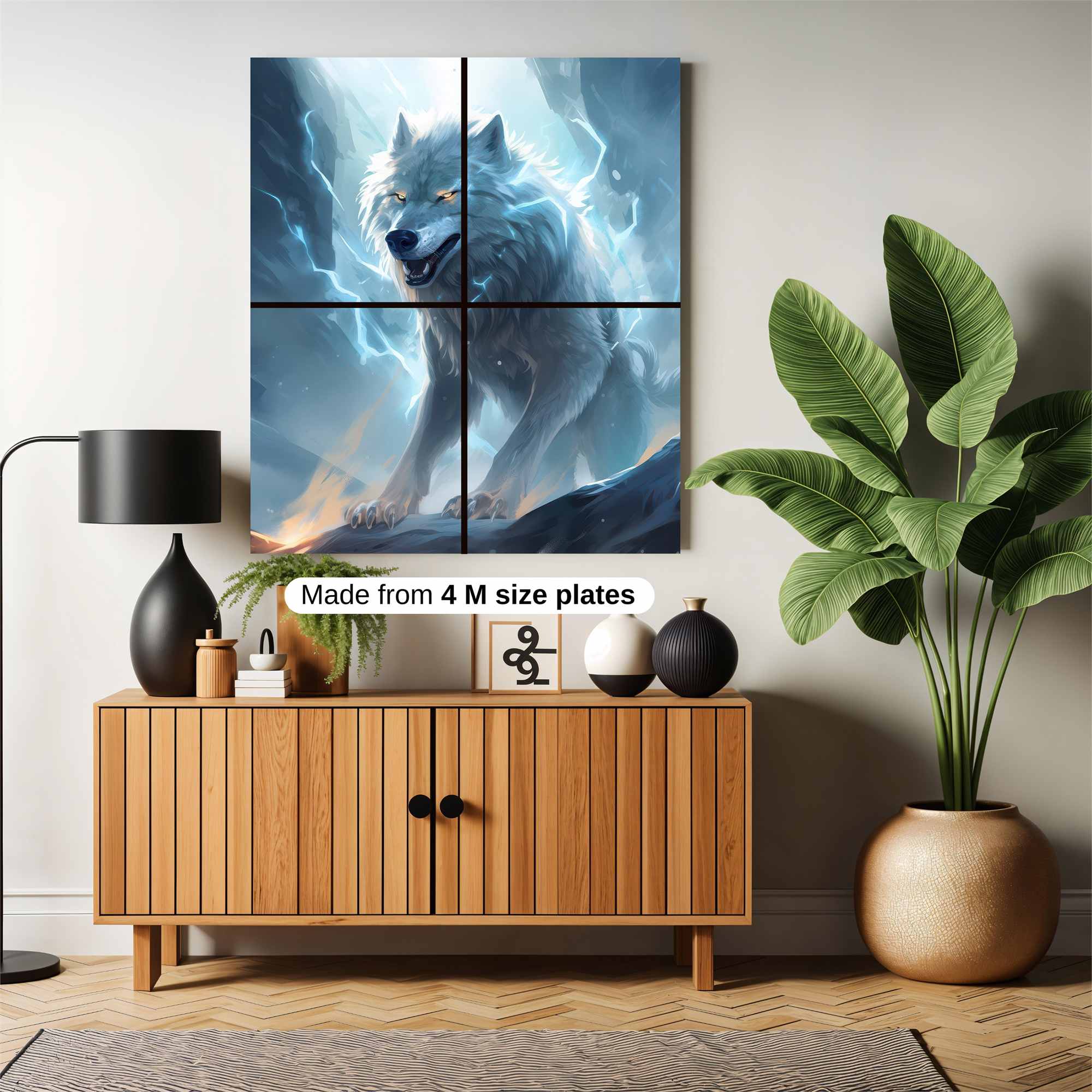 Thunder Wolf Safe Wall Magnetic / M