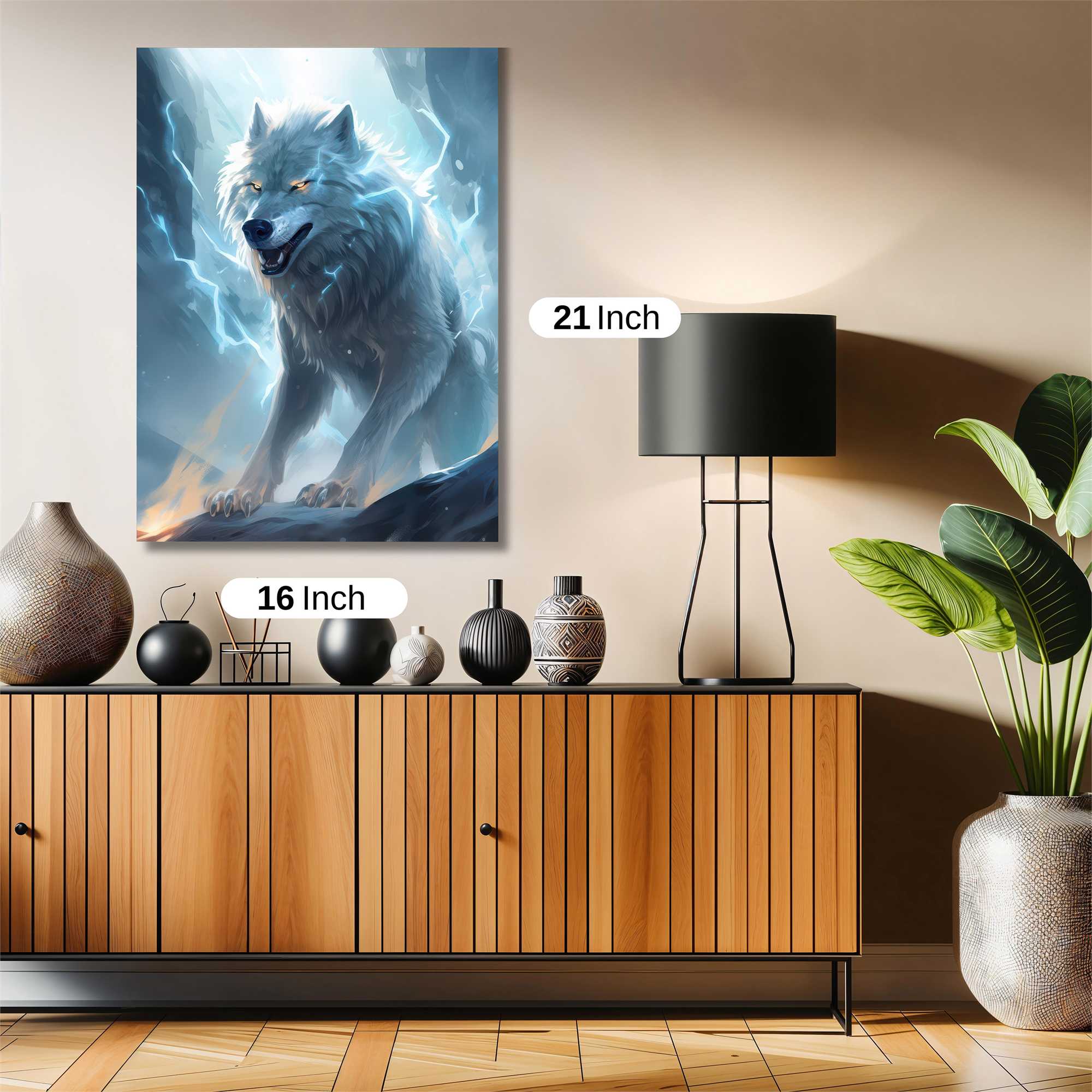 Thunder Wolf Safe Wall Magnetic / M