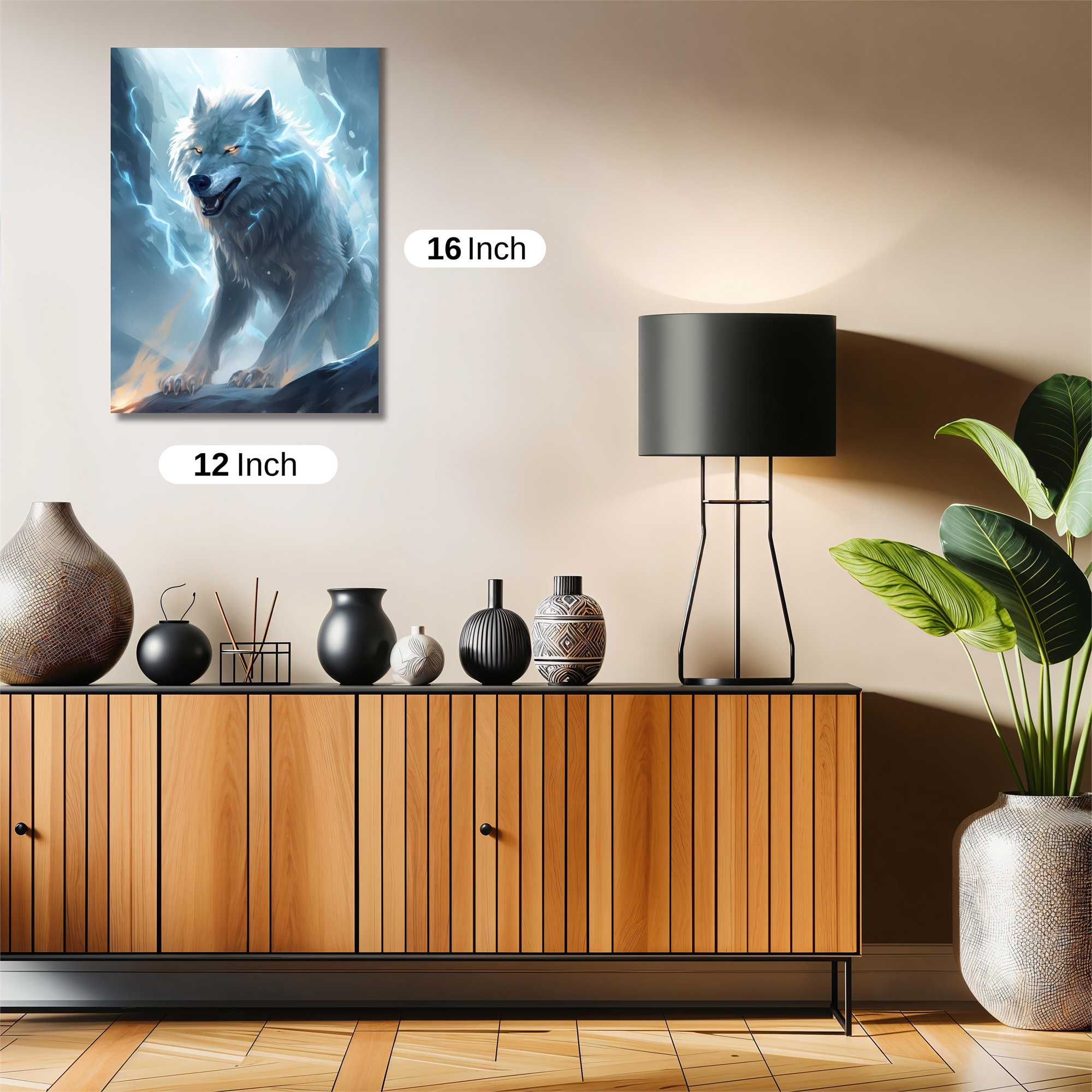 Thunder Wolf Safe Wall Magnetic / M