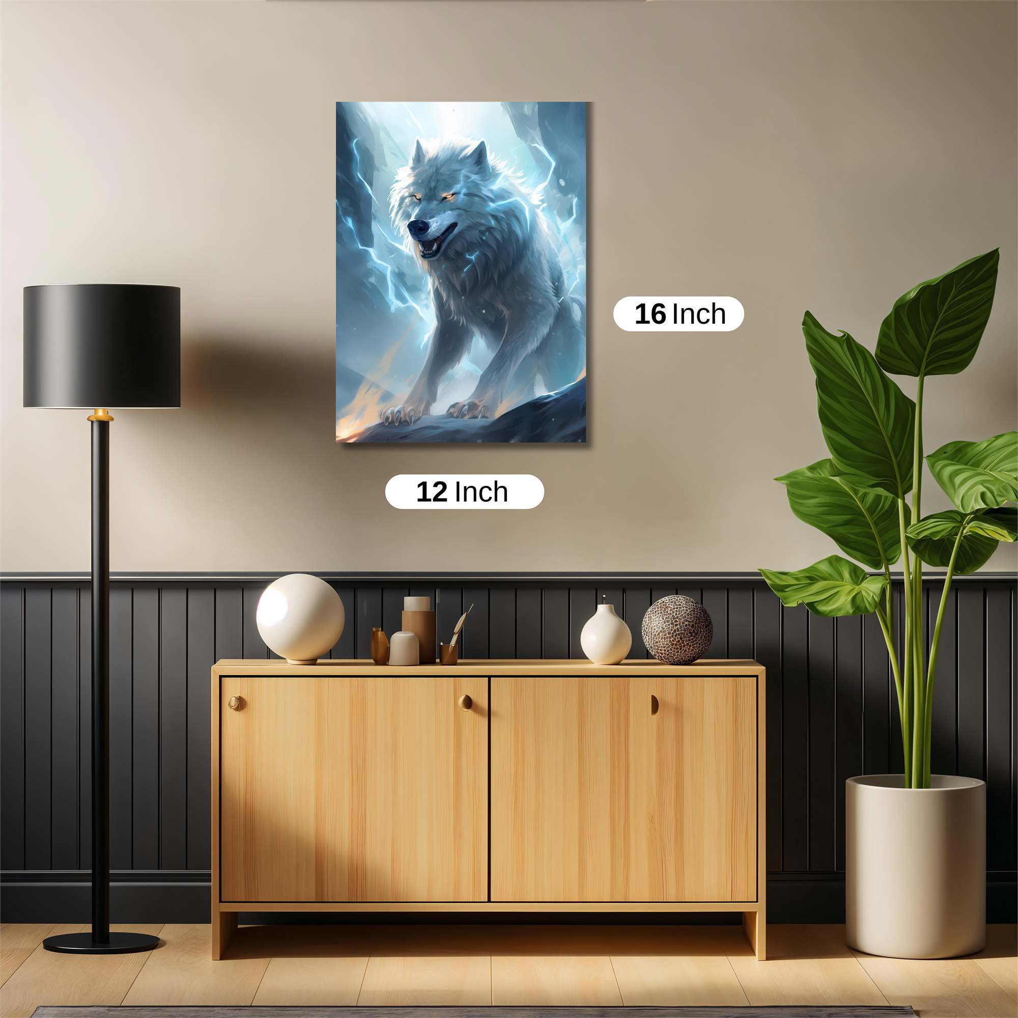 Thunder Wolf Safe Wall Magnetic / M