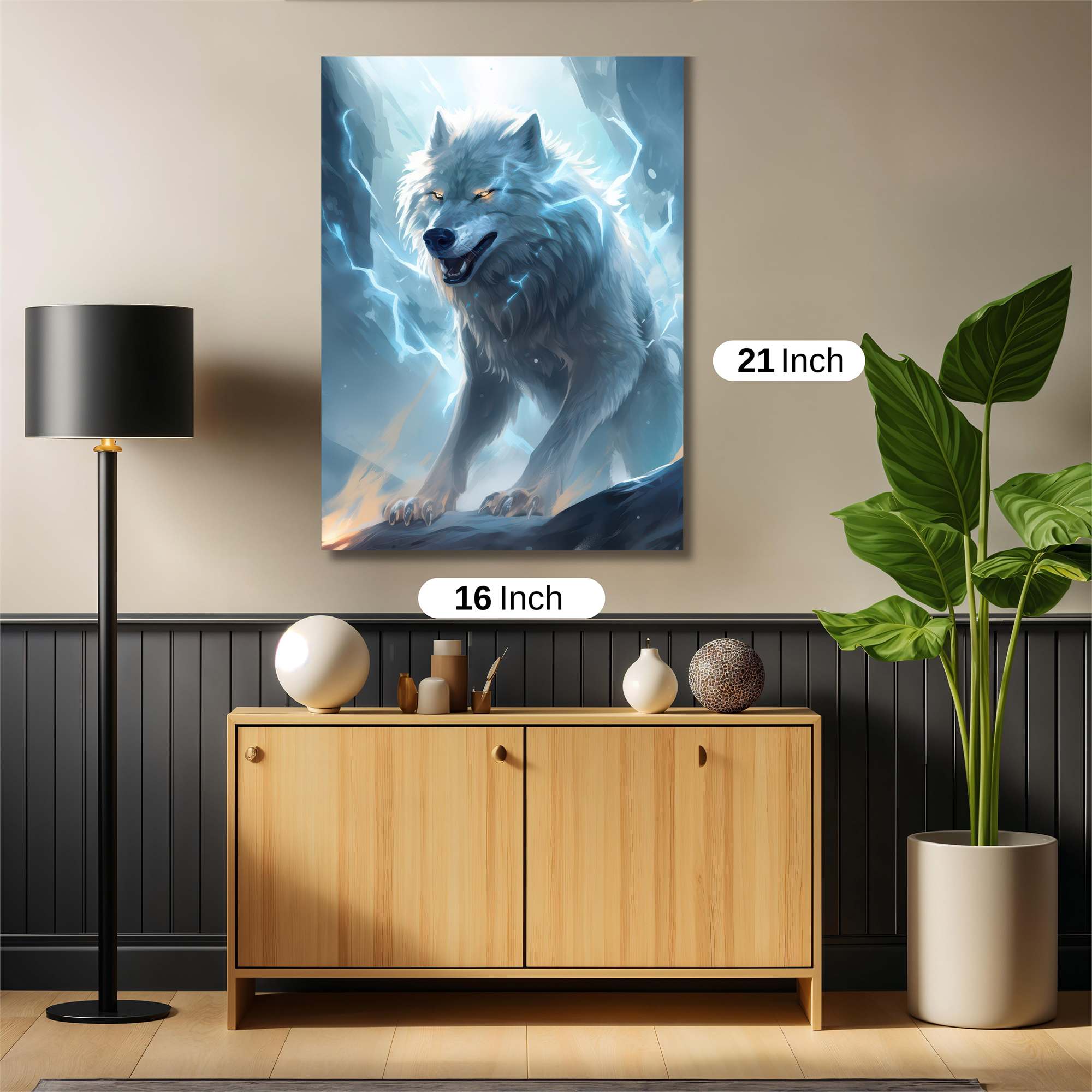Thunder Wolf Safe Wall Magnetic / M