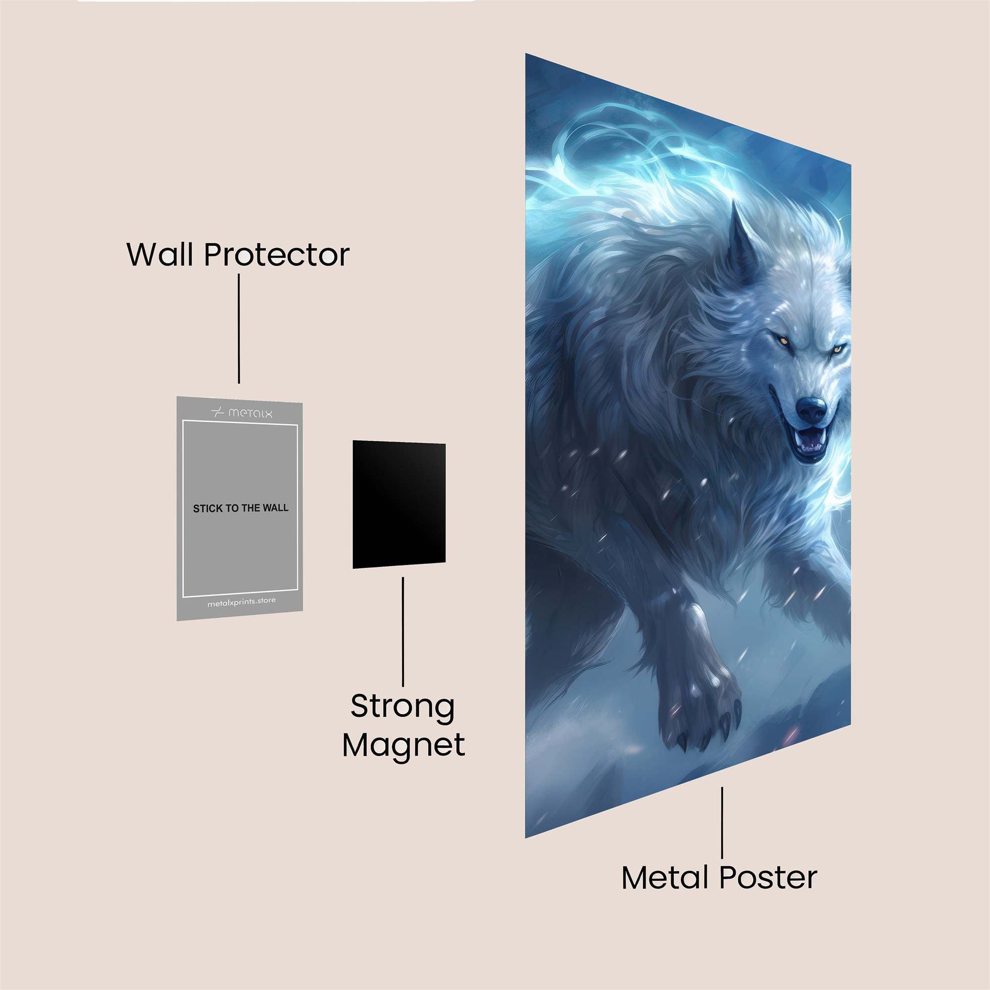 Ghostly Valor Safe Wall Magnetic / M