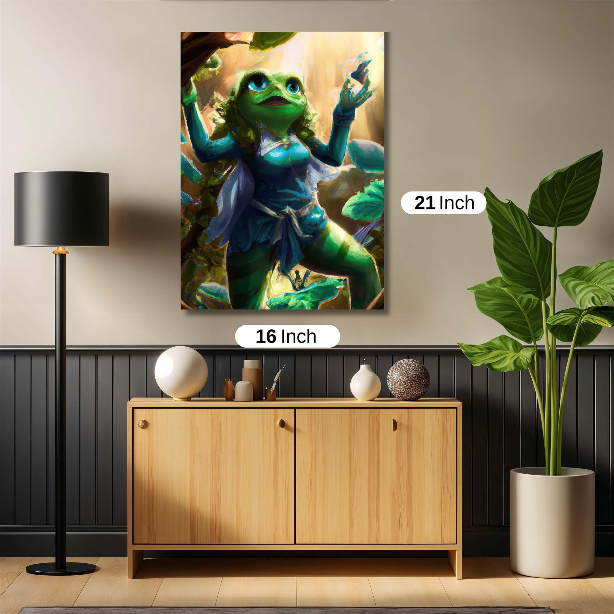 Frog Enchantress Safe Wall Magnetic / M
