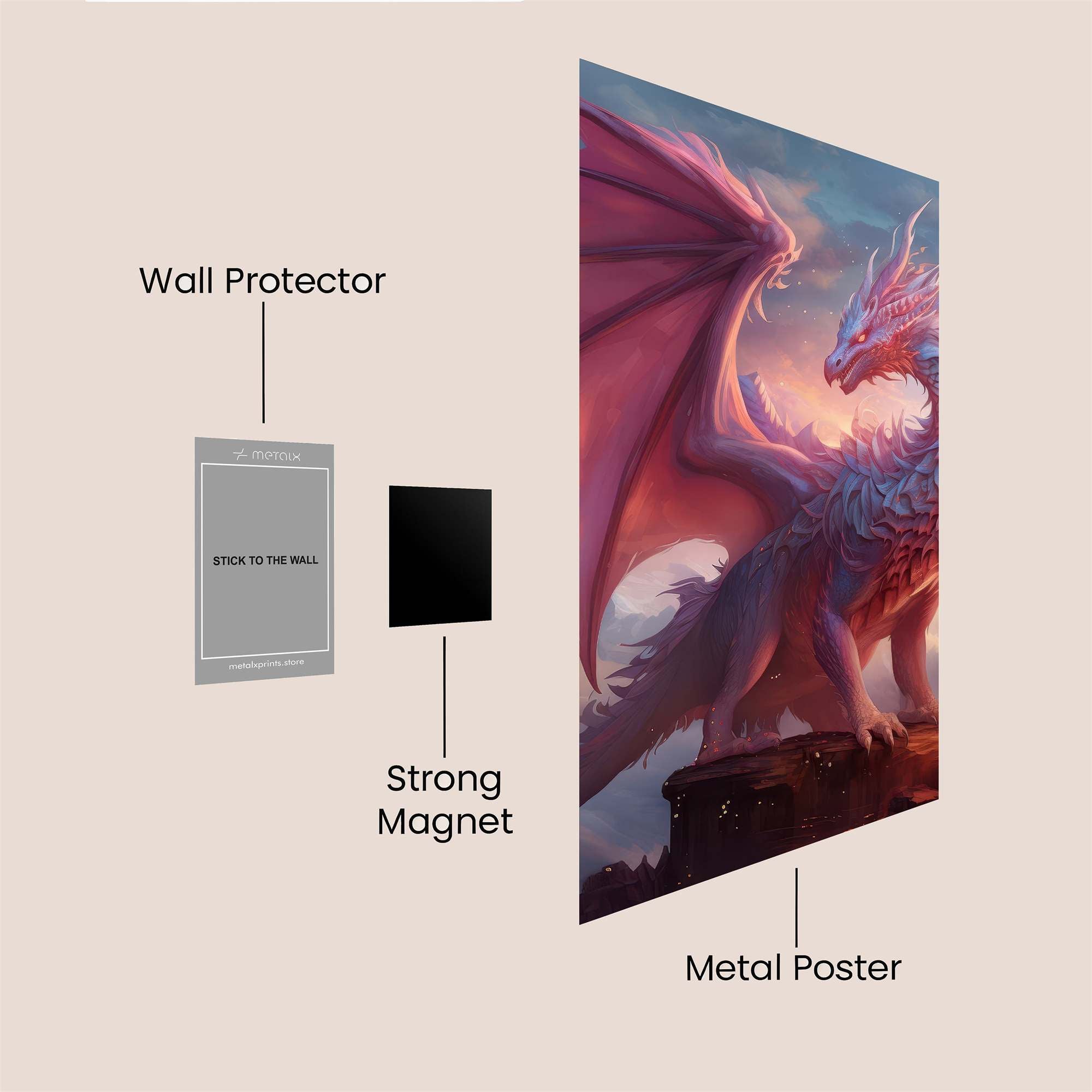 Dragon Radiance Safe Wall Magnetic / M