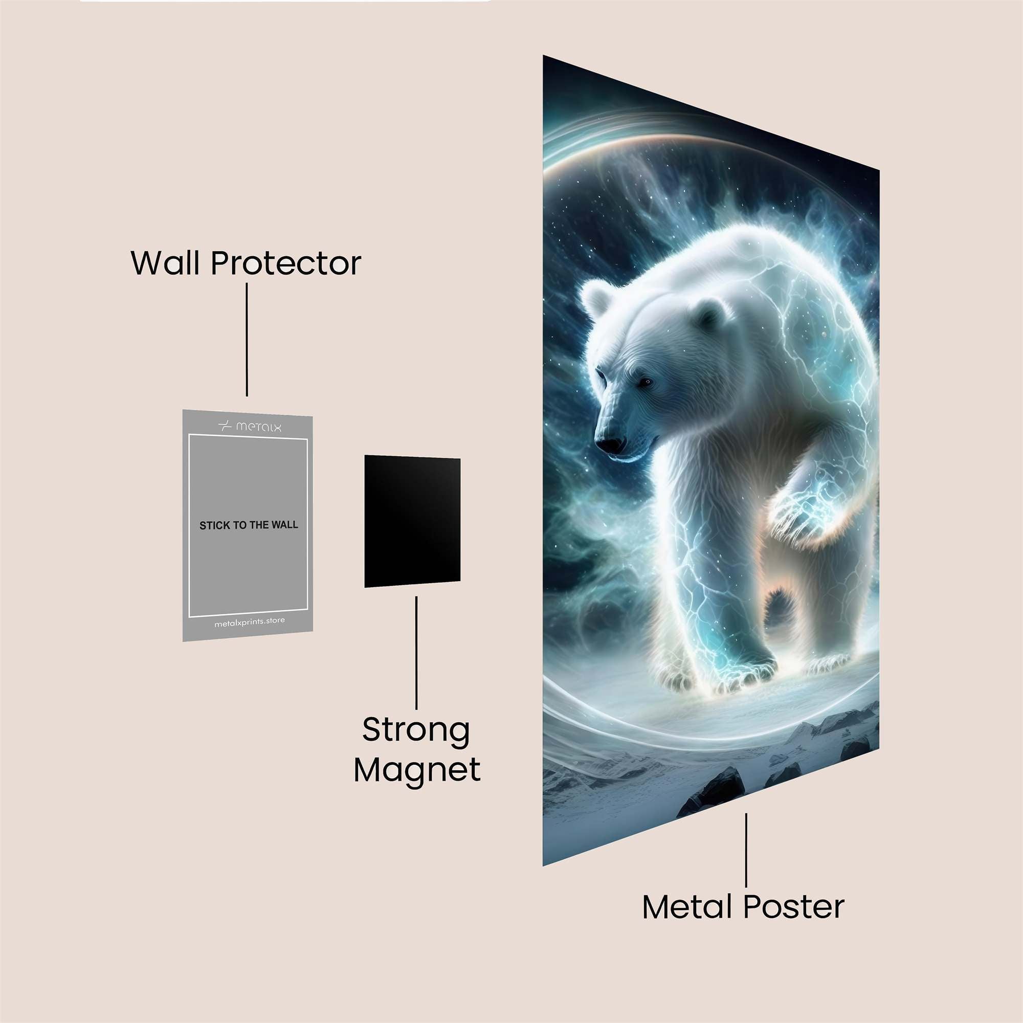Polar Radiant Safe Wall Magnetic / M