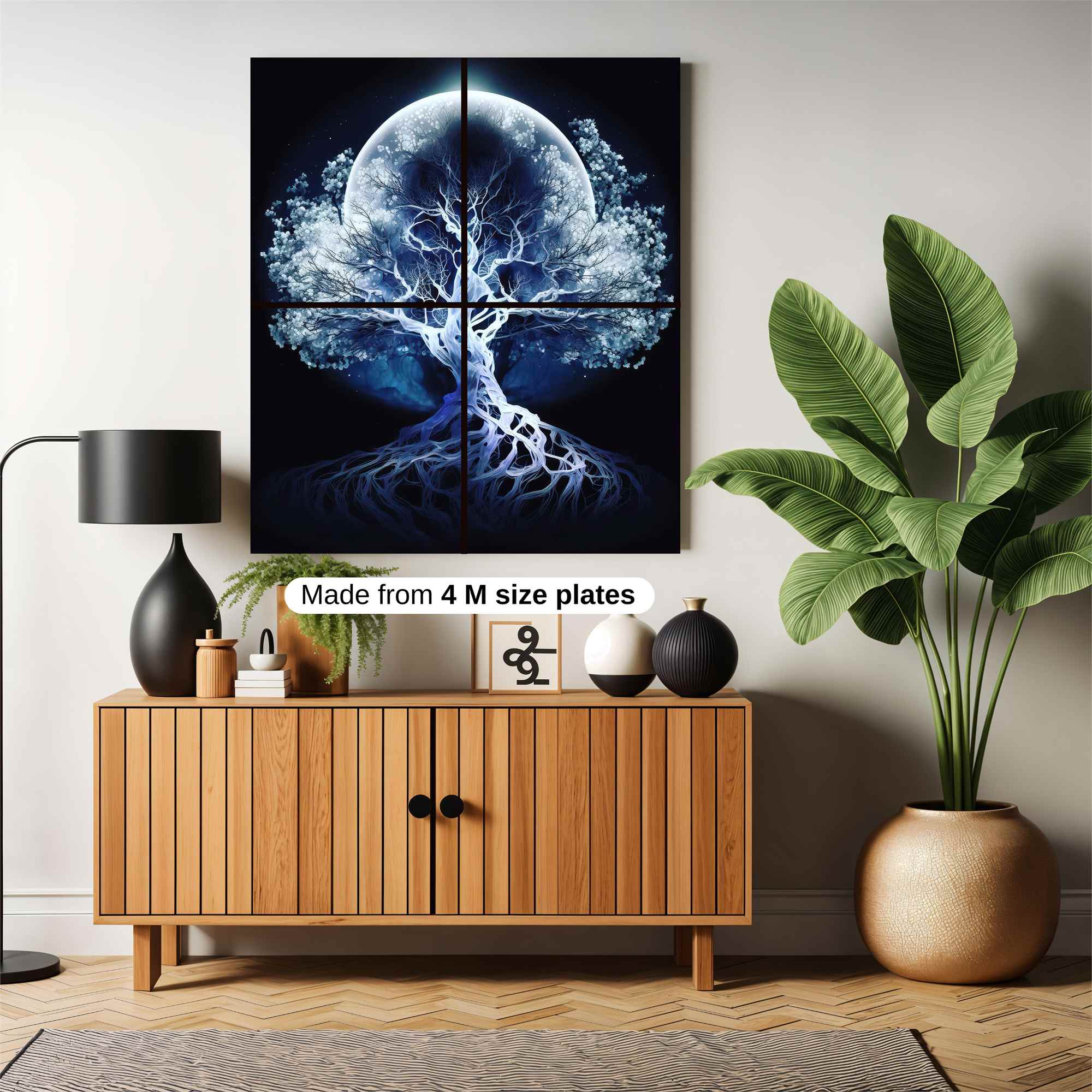 Moonlit Serenity Safe Wall Magnetic / M