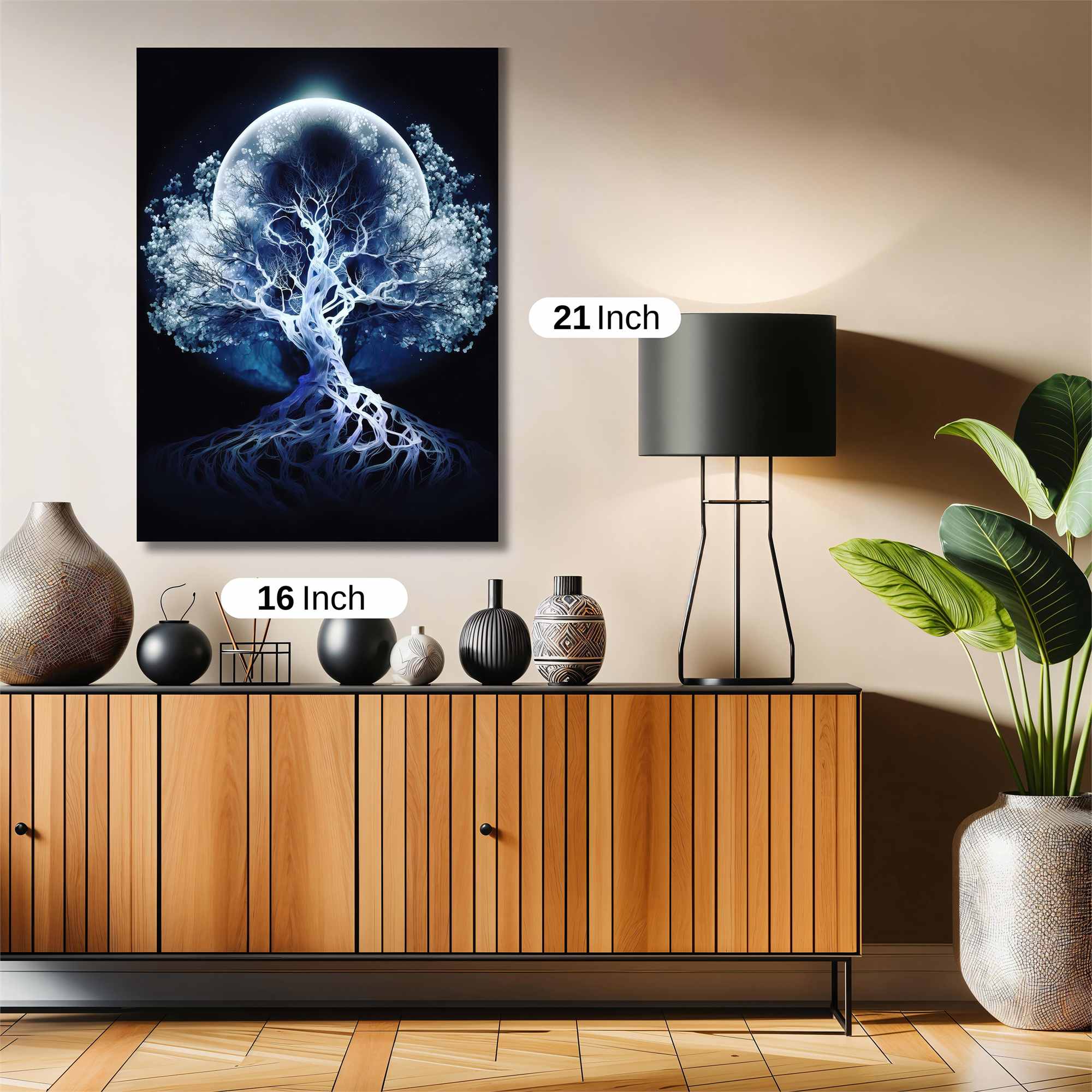 Moonlit Serenity Safe Wall Magnetic / M