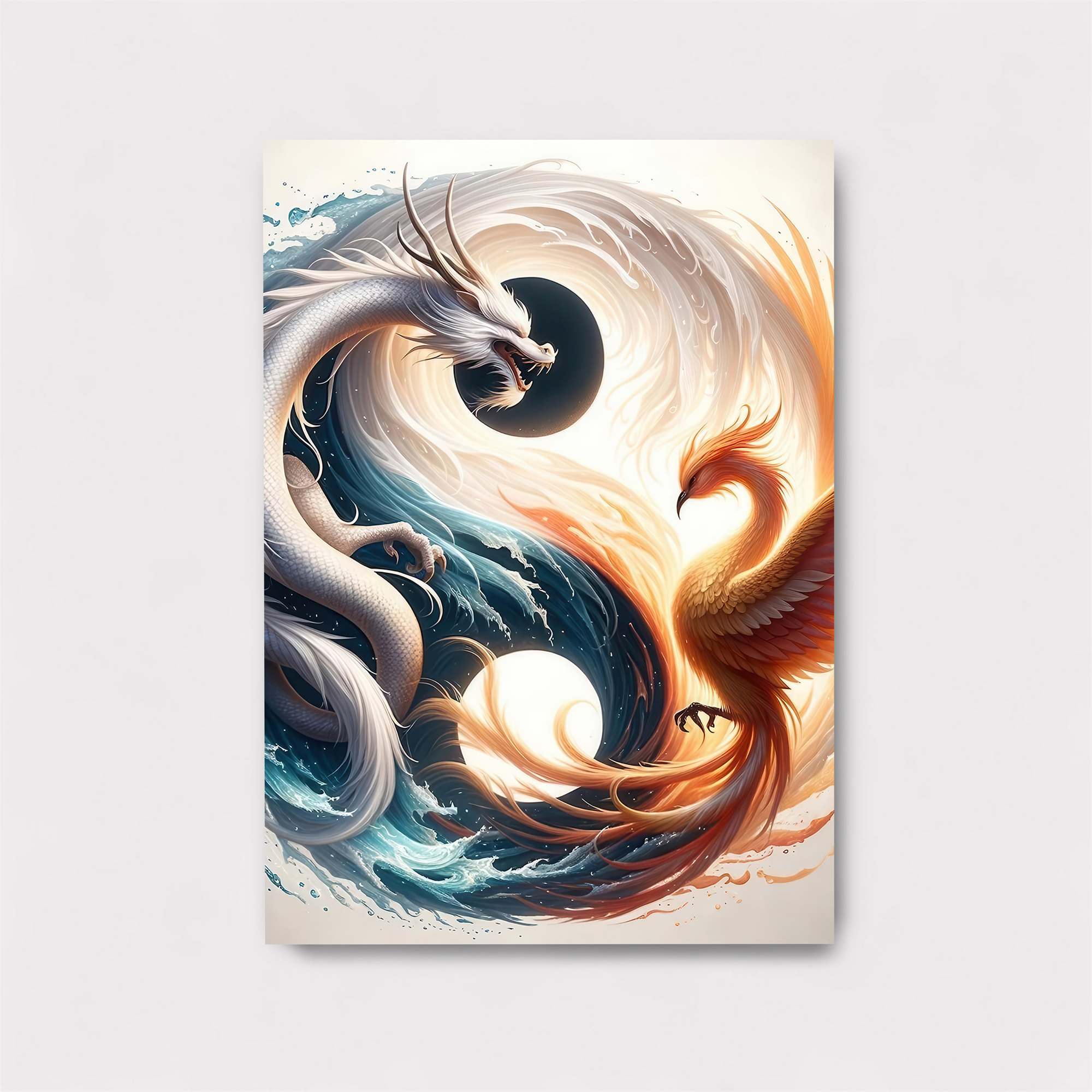 Dragon Phoenix Safe Wall Magnetic / M