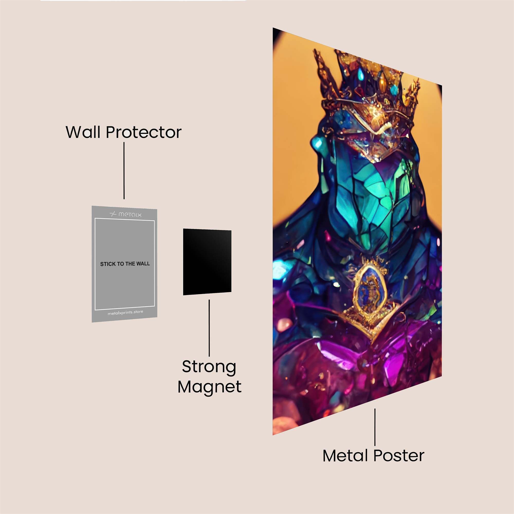 Crystal Majesty Safe Wall Magnetic / M