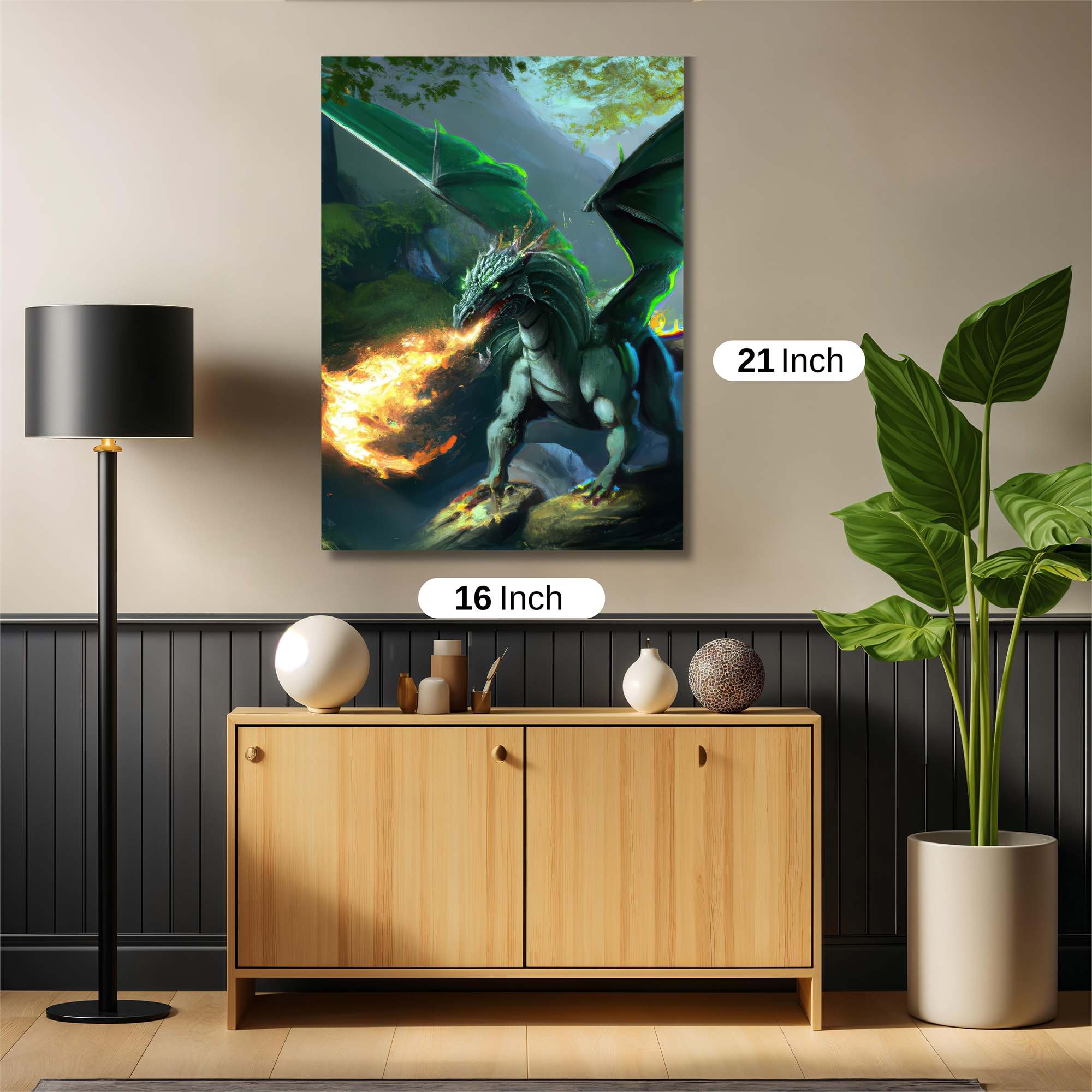 Emerald Fury Safe Wall Magnetic / M