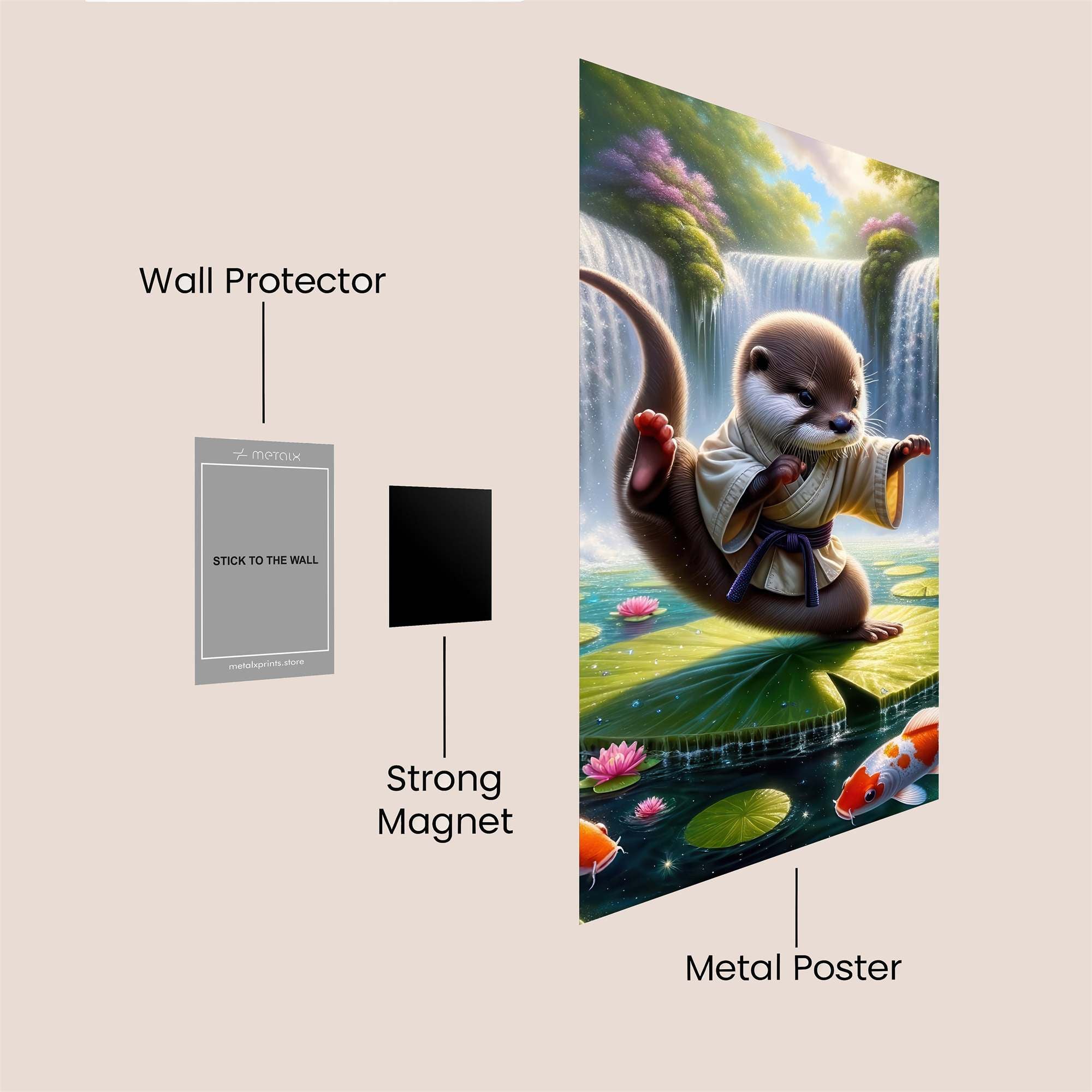 Otter Zen Safe Wall Magnetic / M