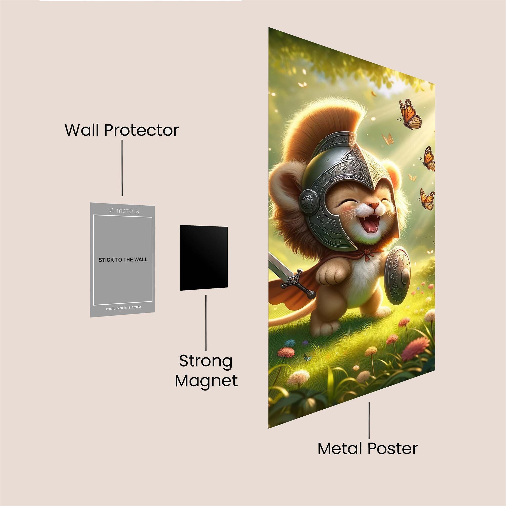 Lionheart Bliss Safe Wall Magnetic / M