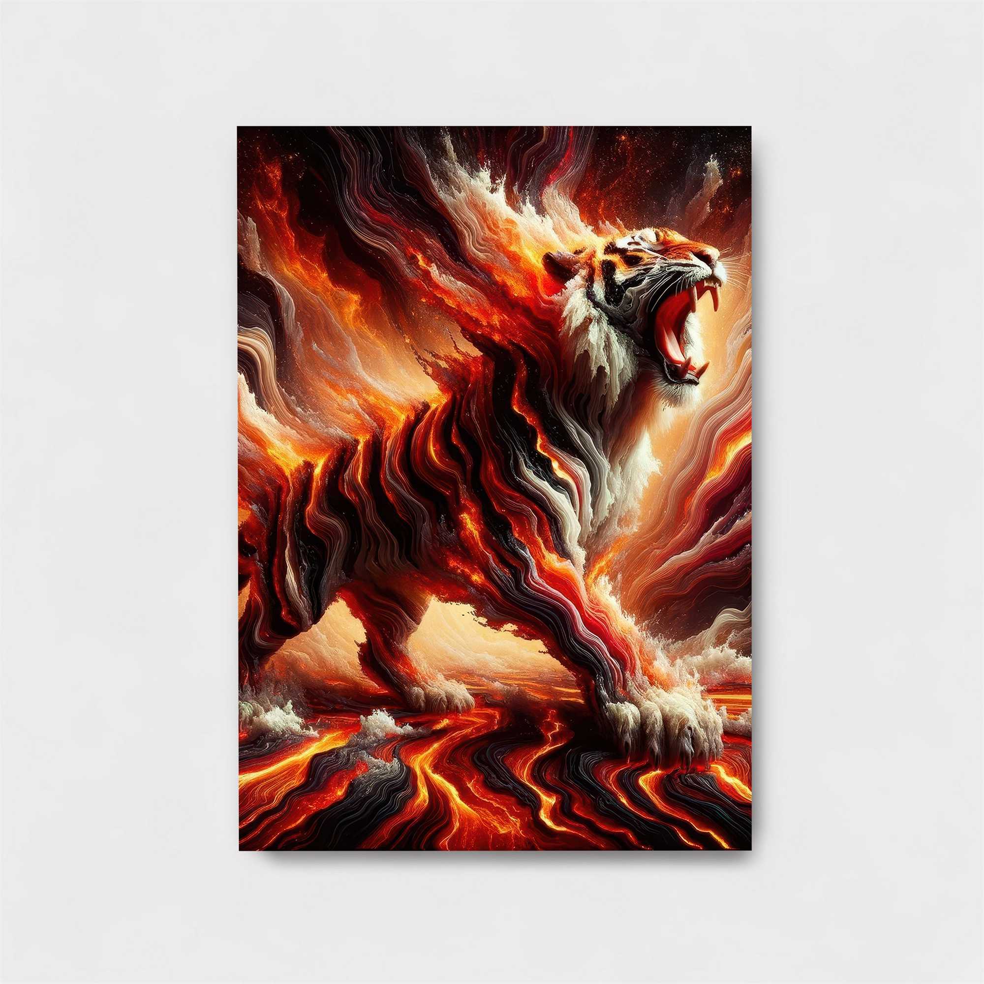 Tiger Inferno Safe Wall Magnetic / M
