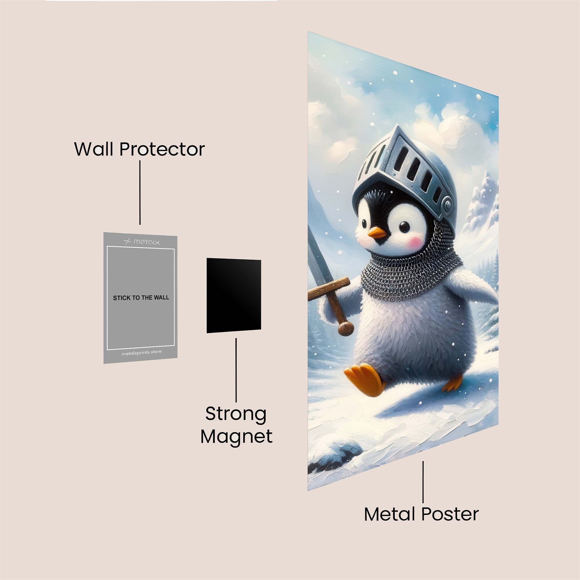 Penguin Valor Safe Wall Magnetic / M