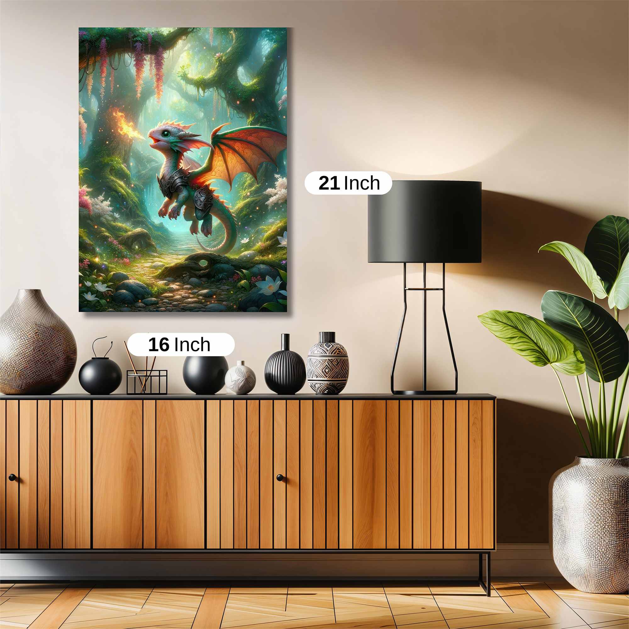 Dragon Whimsy Safe Wall Magnetic / M