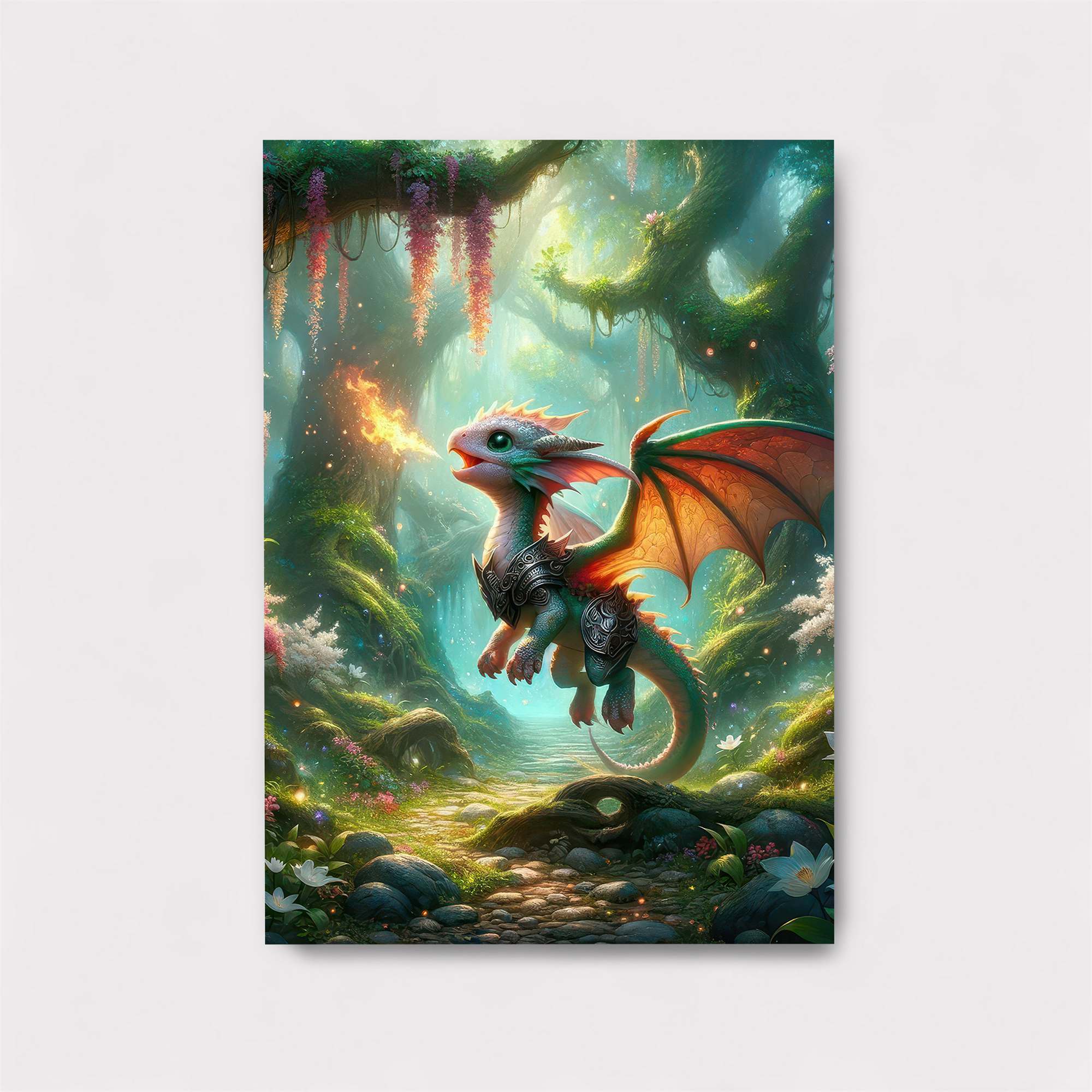 Dragon Whimsy Safe Wall Magnetic / M