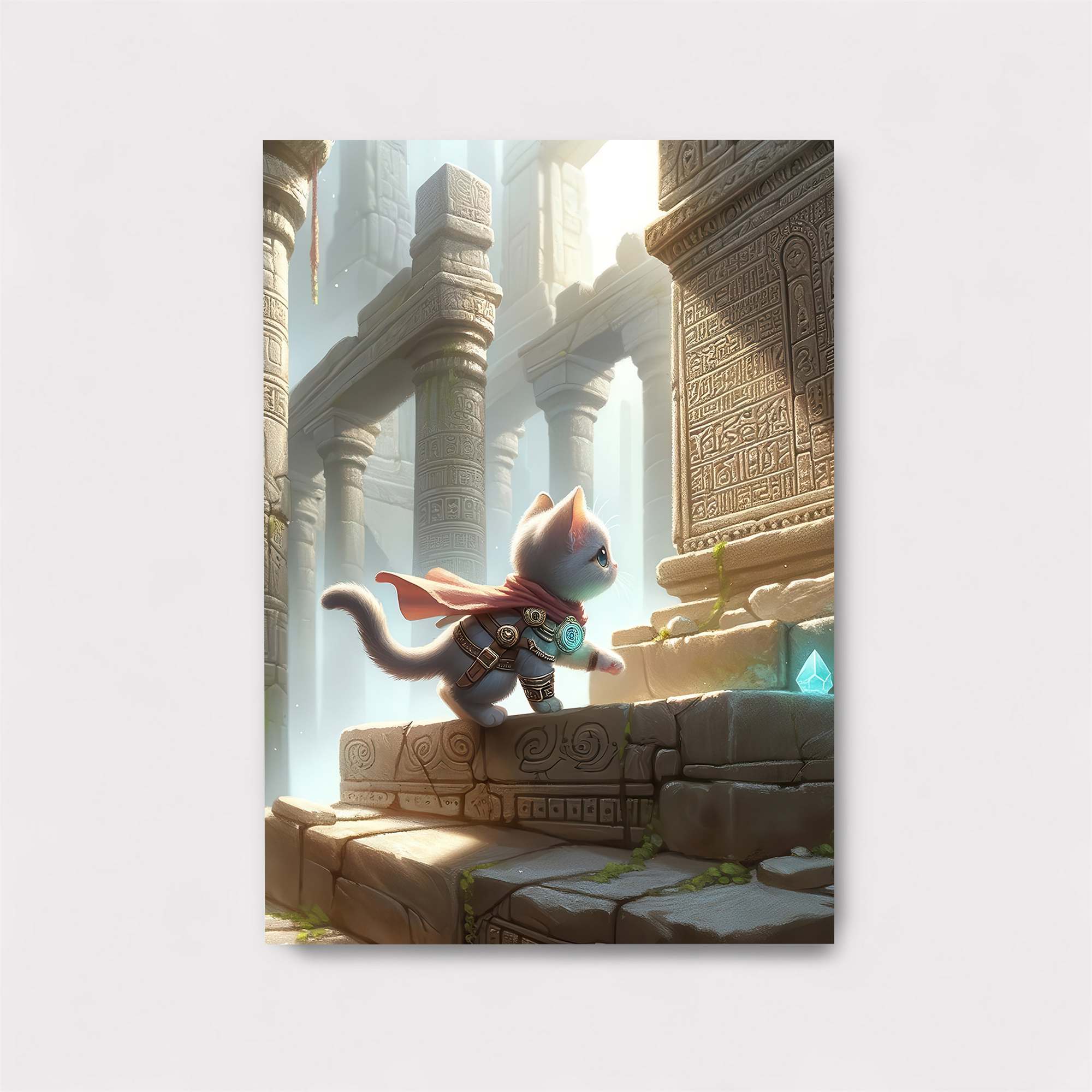 Cat Adventurer Safe Wall Magnetic / M