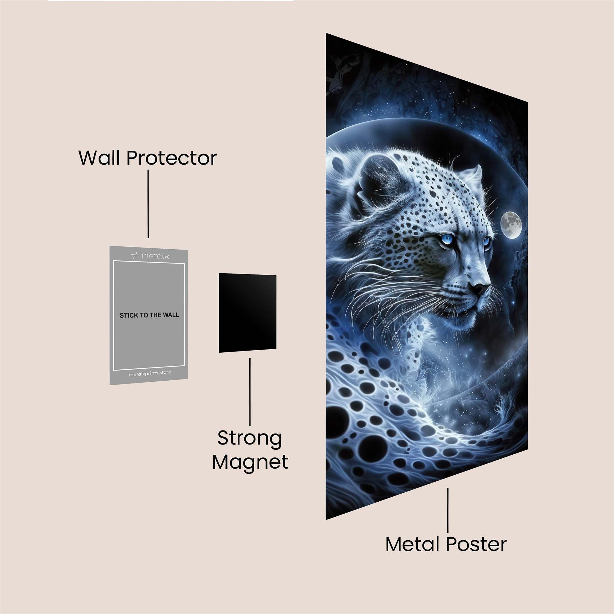 Moonlit Majesty Safe Wall Magnetic / M
