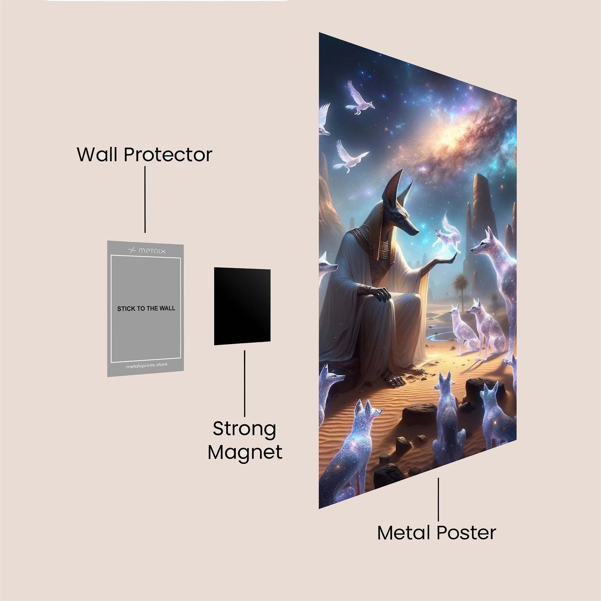 Anubis Enlightened Safe Wall Magnetic / M